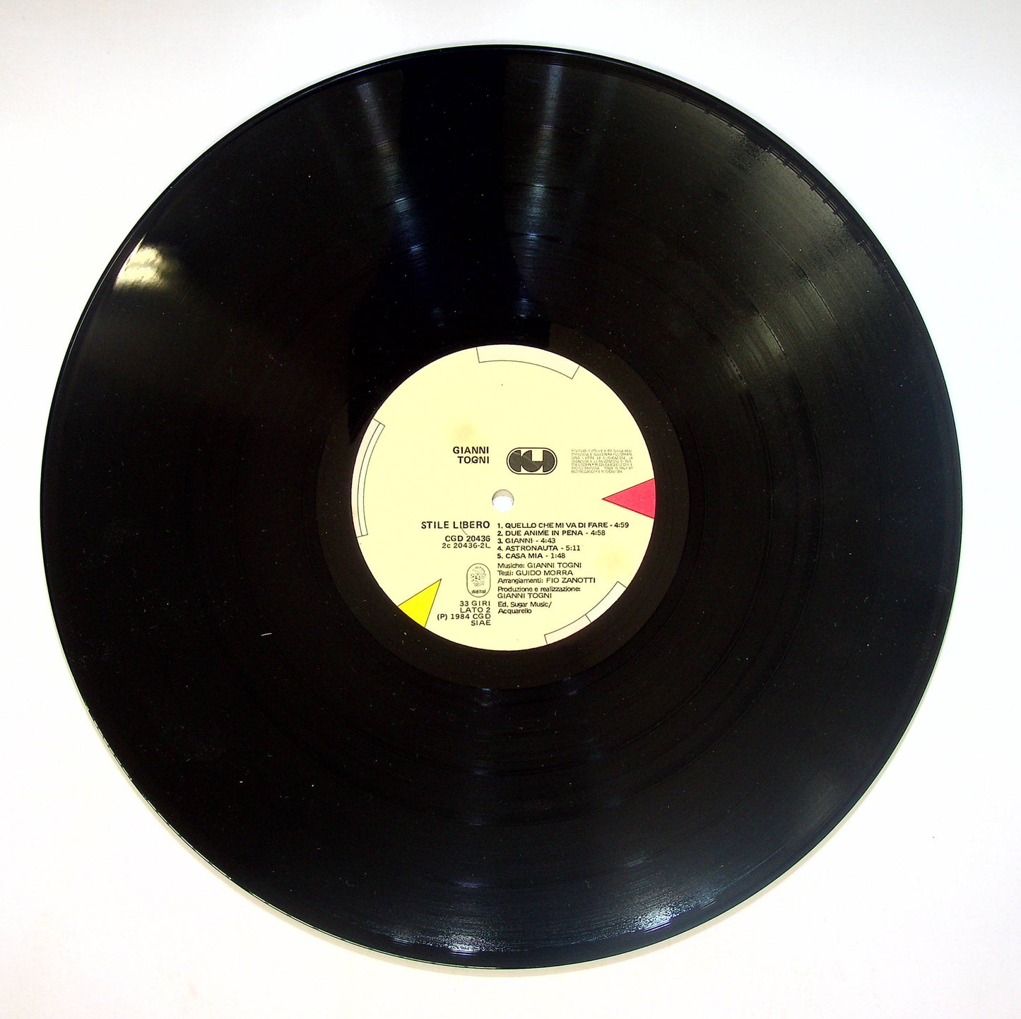 EBOND Gianni Togni - Stile Libero Vinile V083047