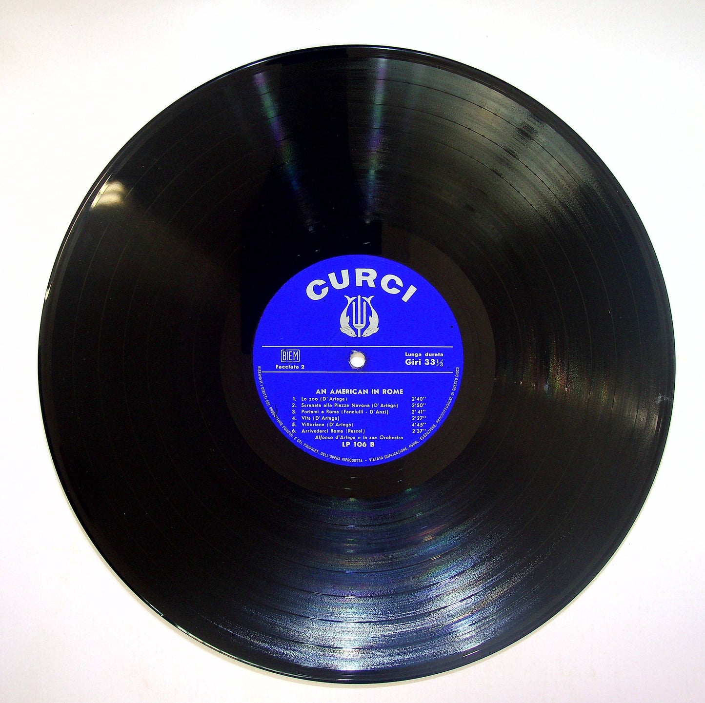 EBOND D'Artega E La Sua Orchestra - An American In Rome Vinile V083072