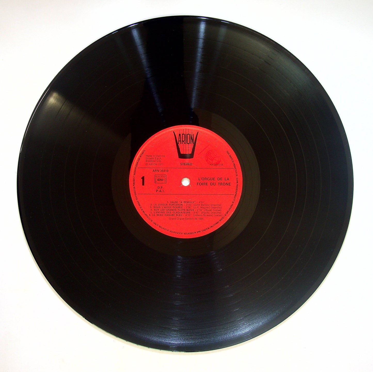 EBOND L'orgue de la Foire du Trone - Grand Orgue Gavioli (1895) Vinile V083078
