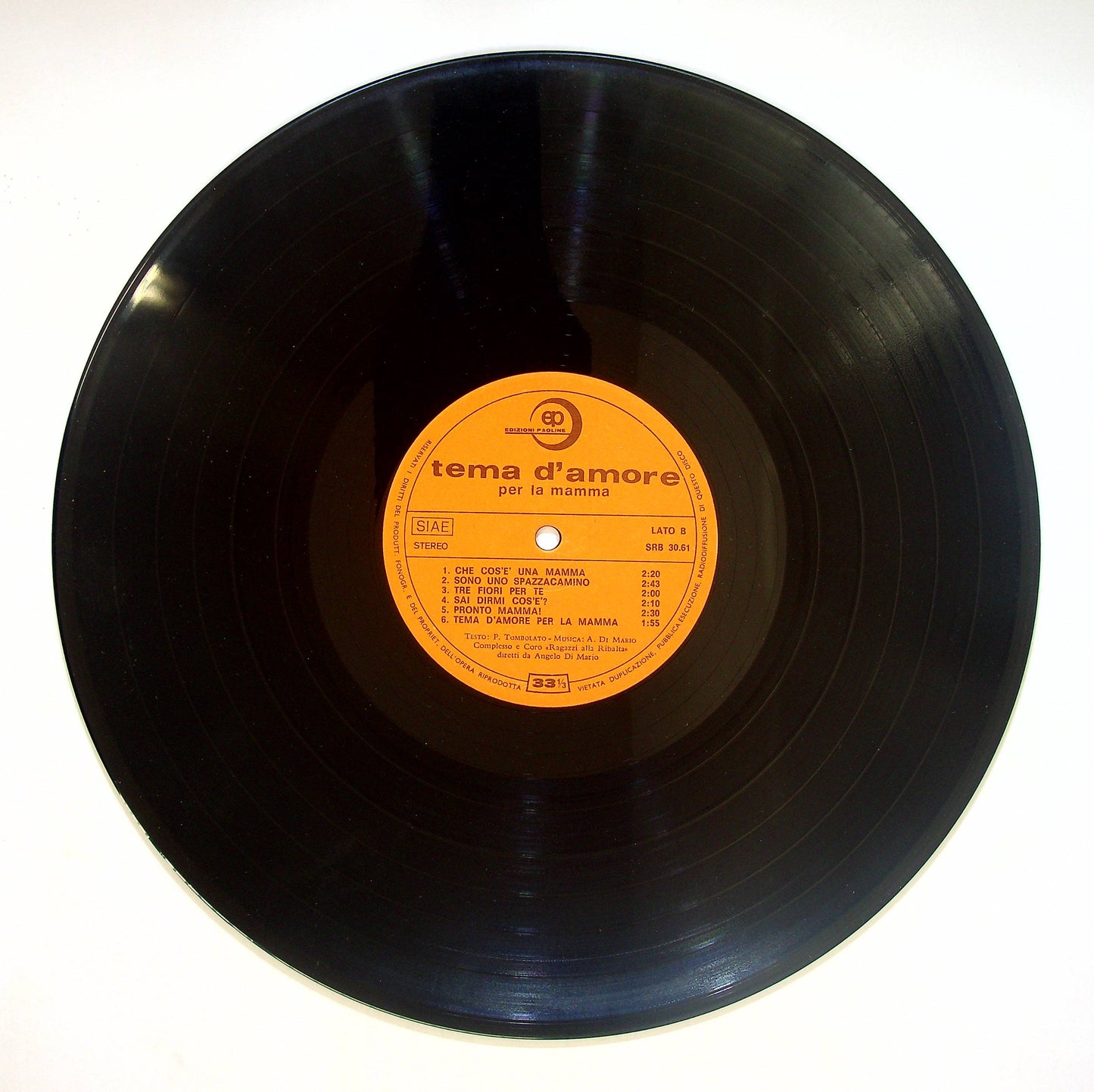 EBOND Tema D'Amore Per La Mamma Vinile V083081