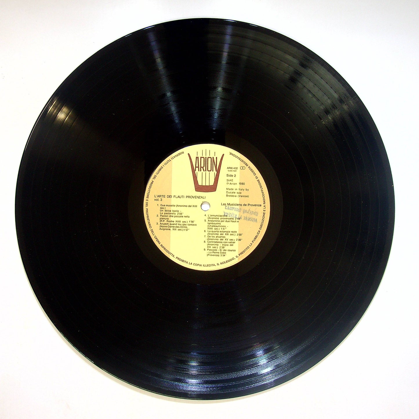 EBOND L’Arte Dei Flauti Provenzali - Vol. 3 Vinile V083082