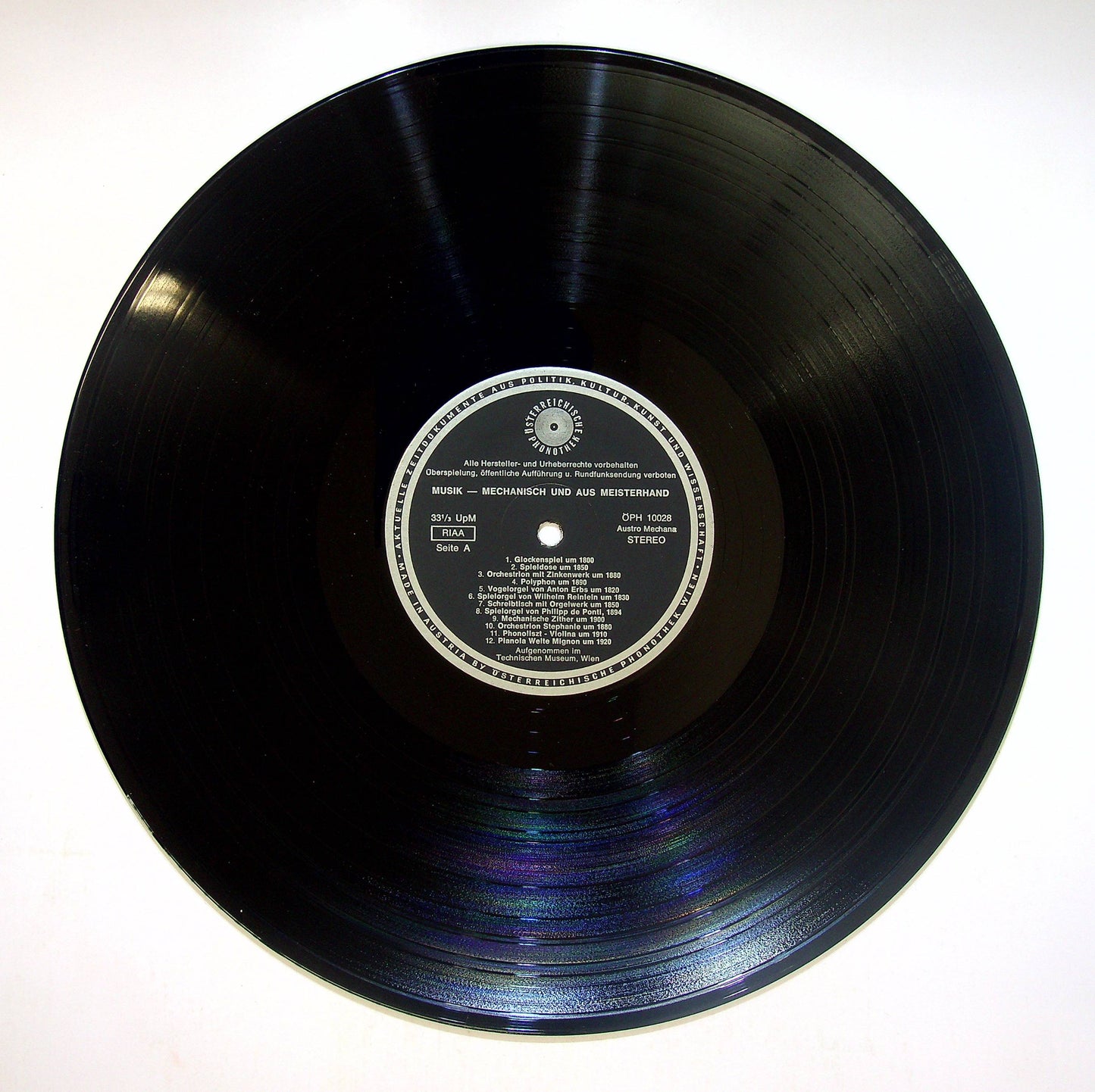 EBOND Franz Eibner - Musik Mechanisch Und von Meisterhand Vinile V083084