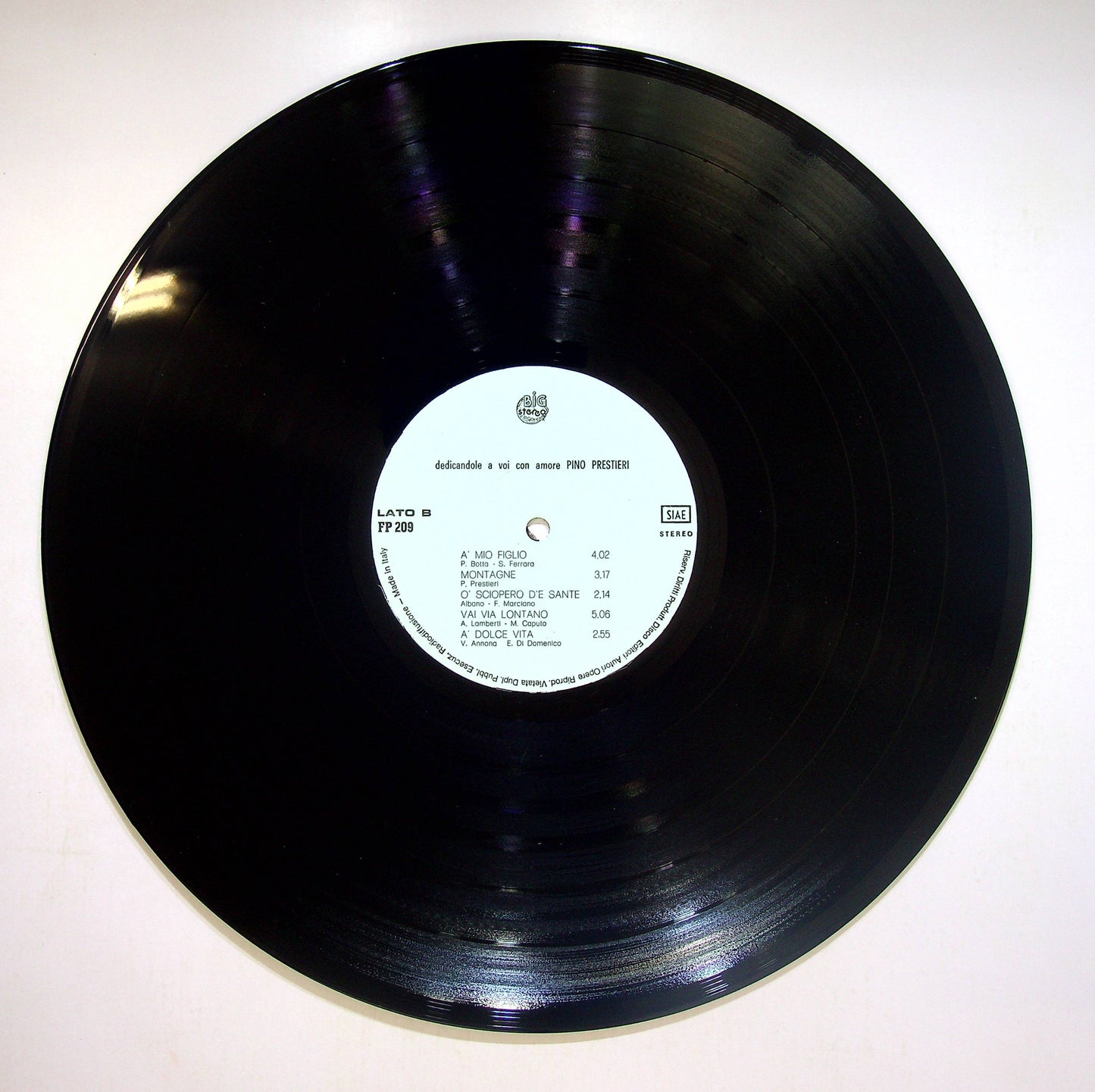 EBOND Pino Prestieri - Dedicandole A Voi Con Amore Vol.6 Vinile V083090