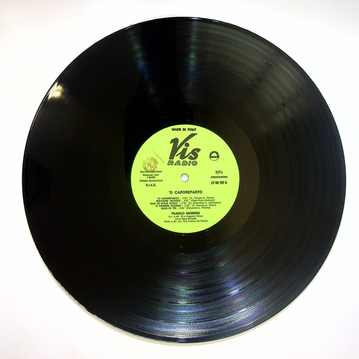 EBOND Franco Moreno - 'O Caporeparto Vinile V083097