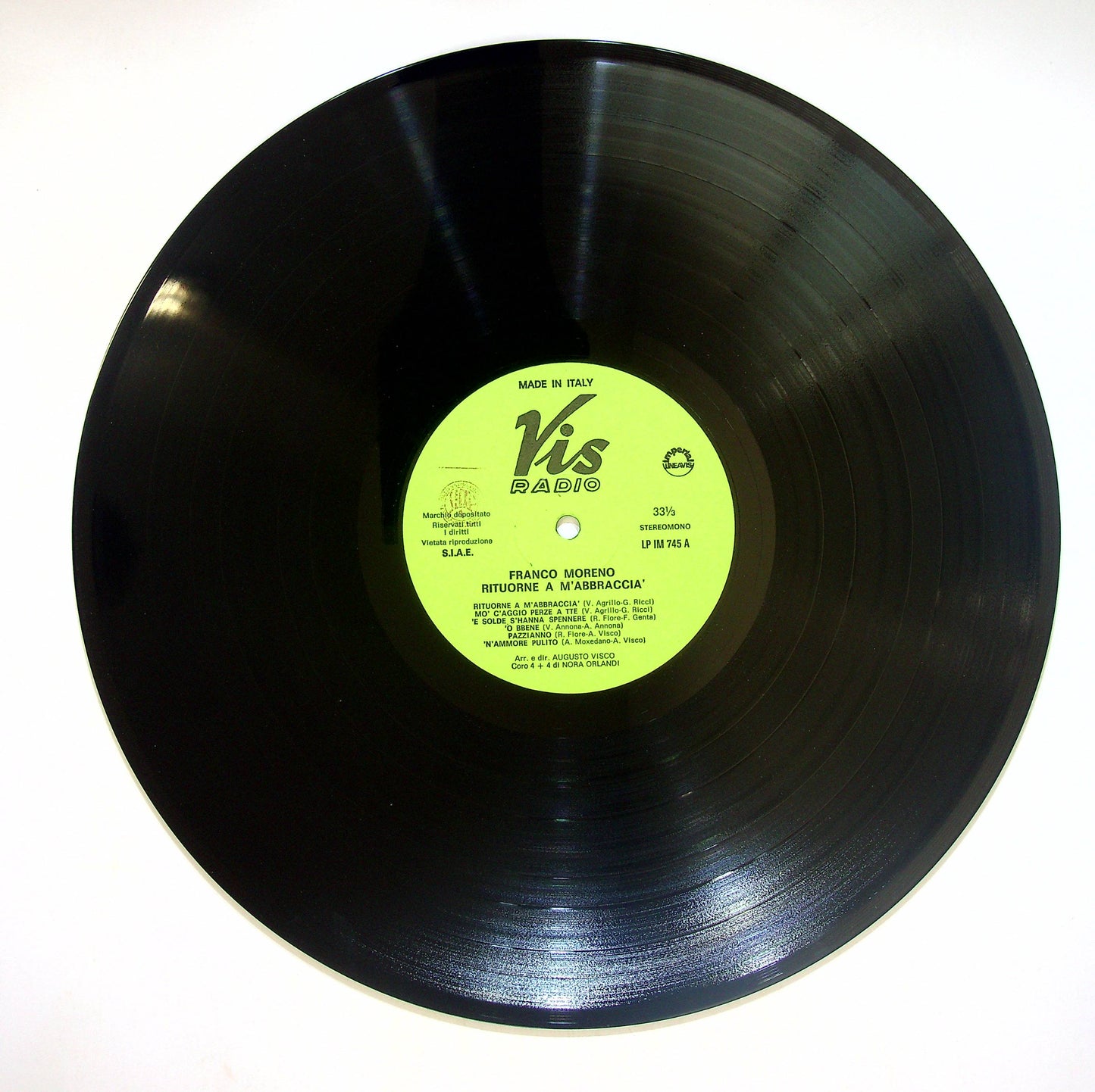 EBOND Franco Moreno - Rituorne A M'Abbraccia Vinile V083098