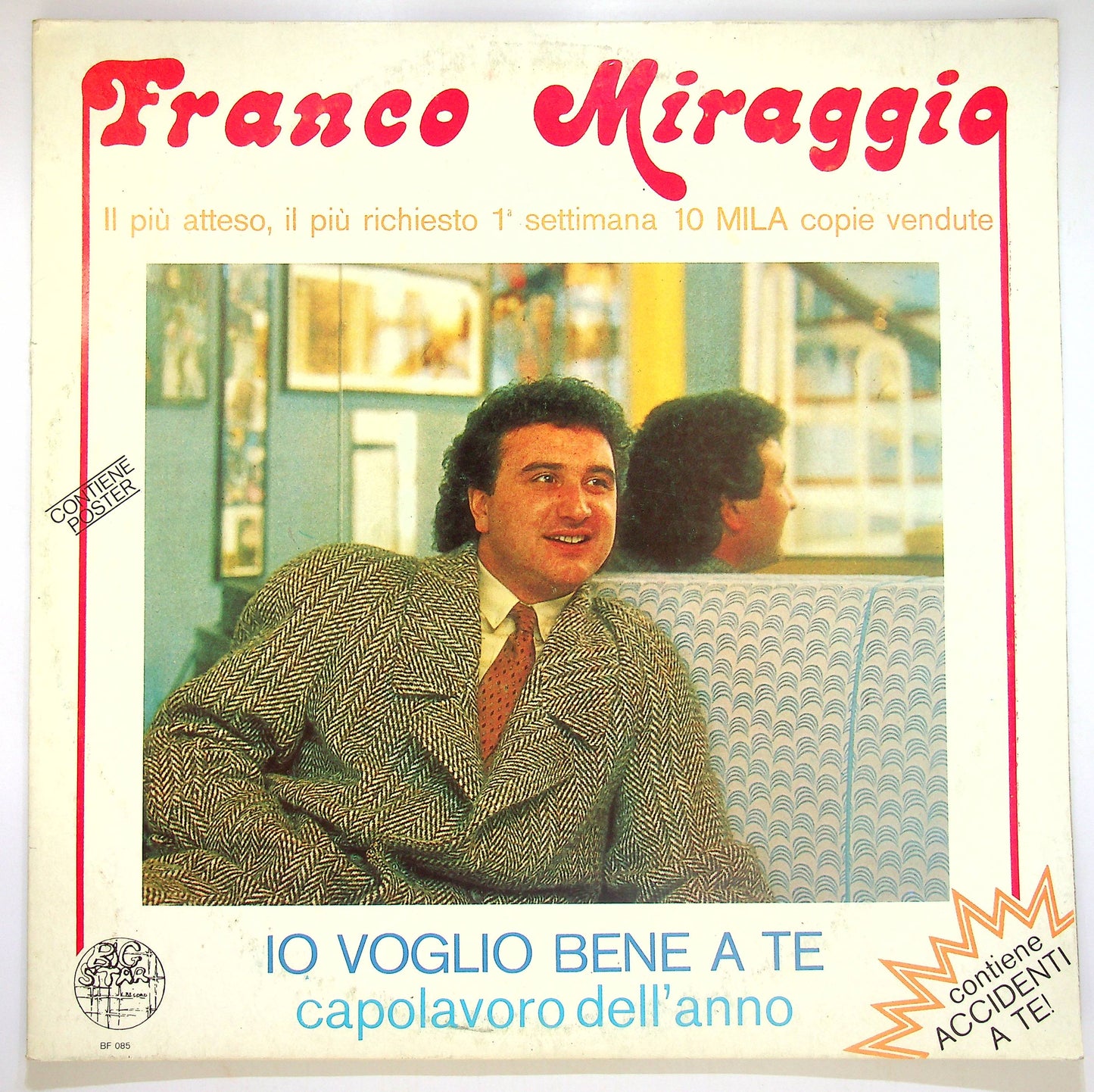 EBOND Franco Miraggio - Io Voglio Bene A Te Vinile V083099