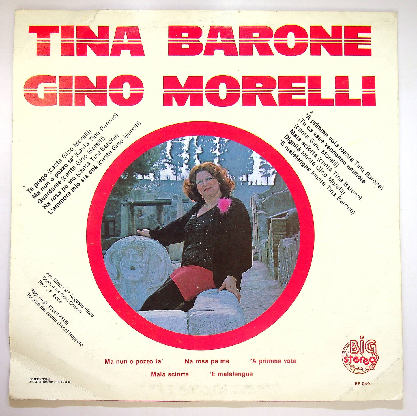 EBOND Gino Morelli , Tina Barone Vinile V083100