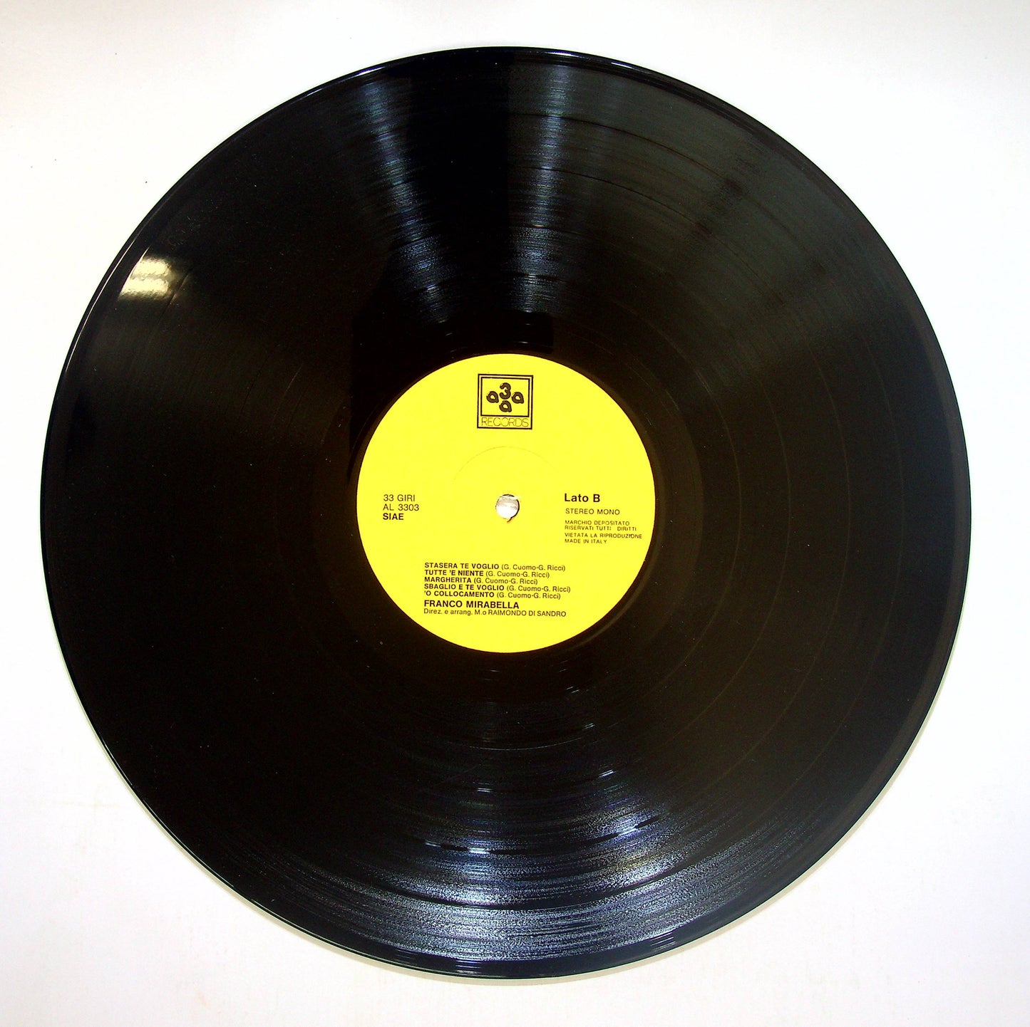 EBOND Franco Mirabella - ... Stasera Te Voglio Vinile V083102
