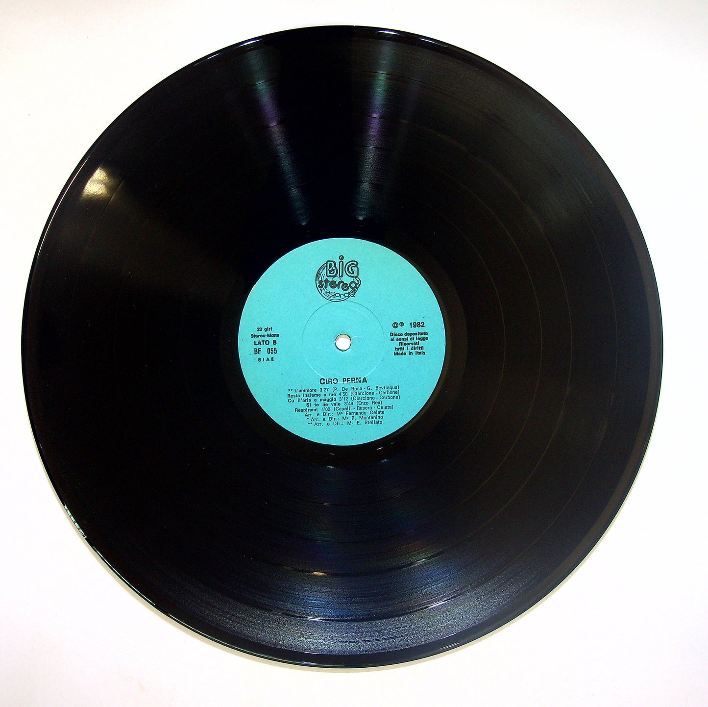 EBOND Ciro Perna - Ieri E Oggi Vinile V083112