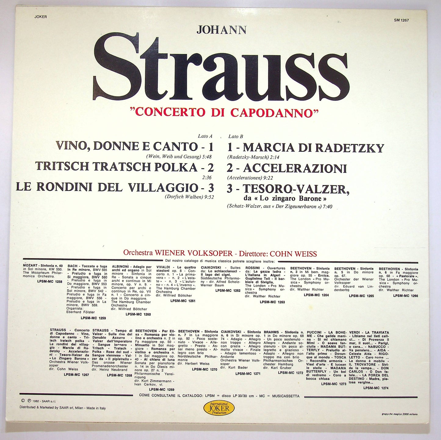 EBOND Johann Strauss Jr. - Concerto Di Capodanno Vinile V083115