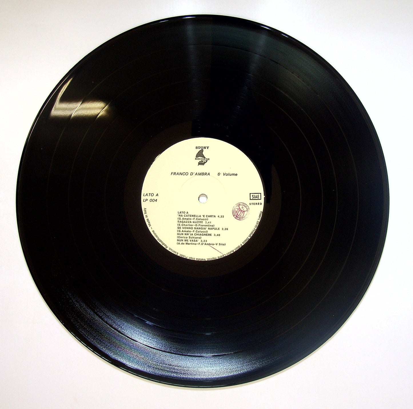 EBOND Franco D'Ambra - 'Na Catanella 'E Carta - Vol 6 Vinile V083145
