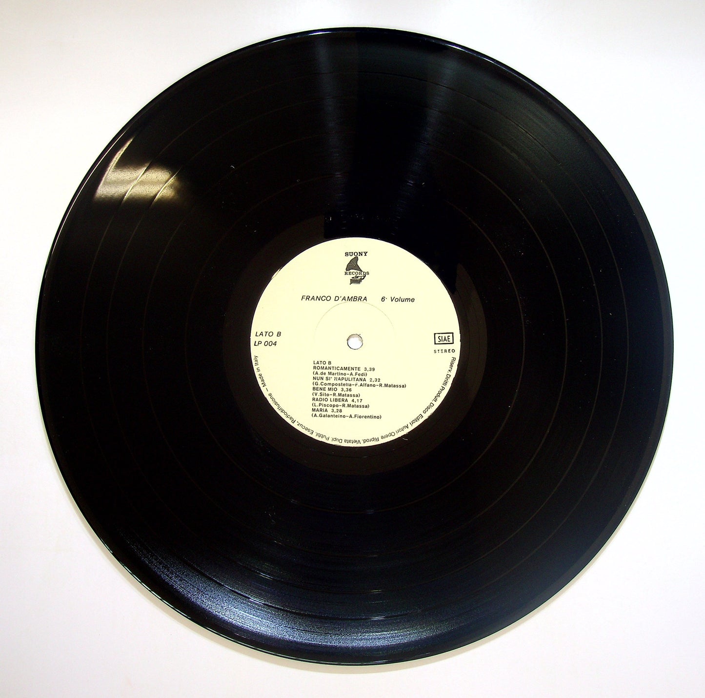 EBOND Franco D'Ambra - 'Na Catanella 'E Carta - Vol 6 Vinile V083145