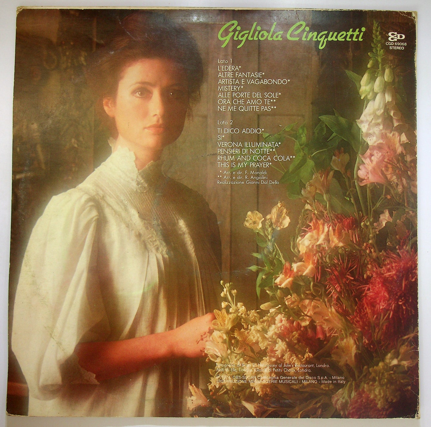 EBOND Gigliola Cinquetti - Gigliola Cinquetti Vinile V084025