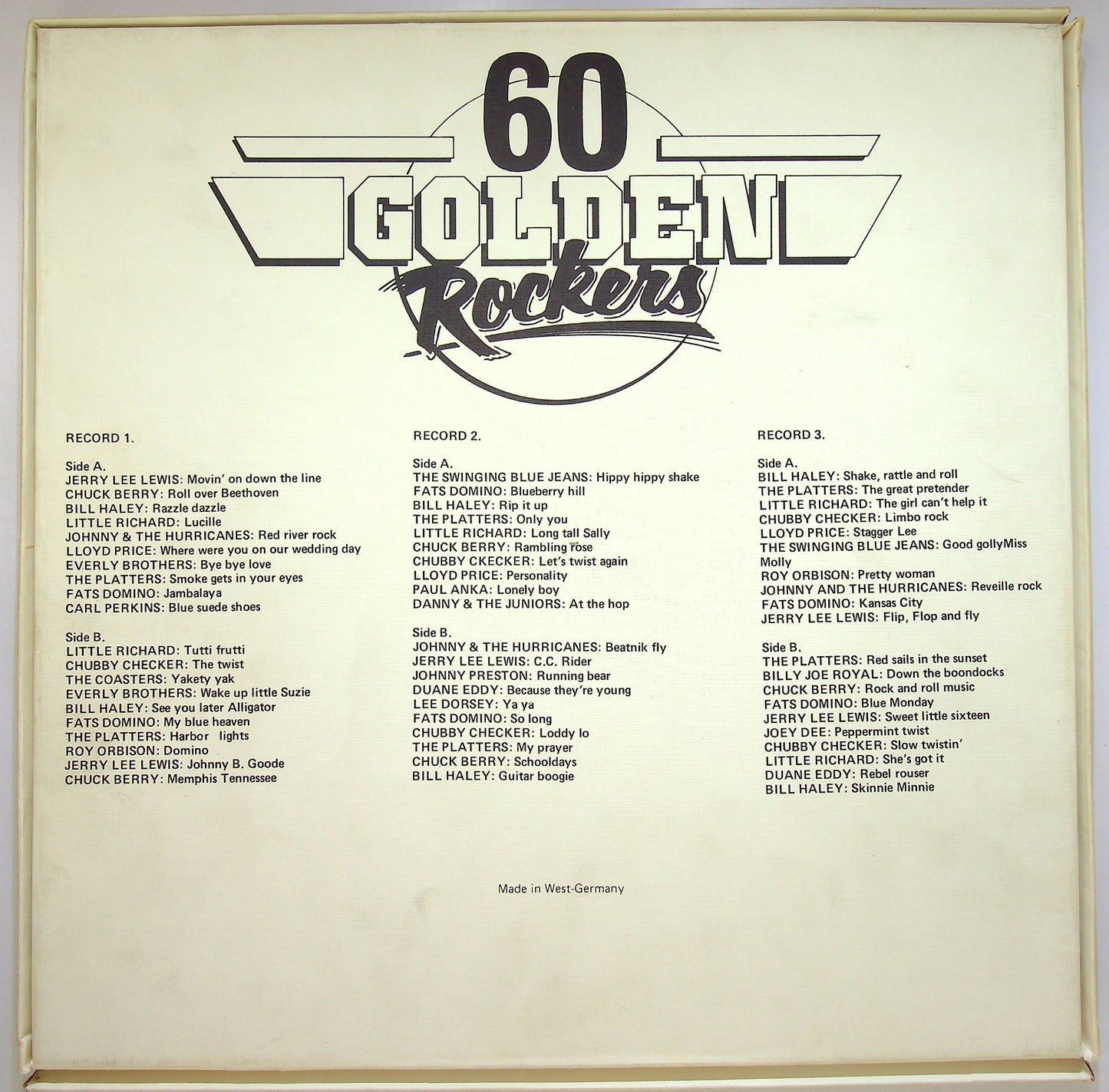 EBOND Various - 60 Golden Rockers (3 LP) Vinile V084033