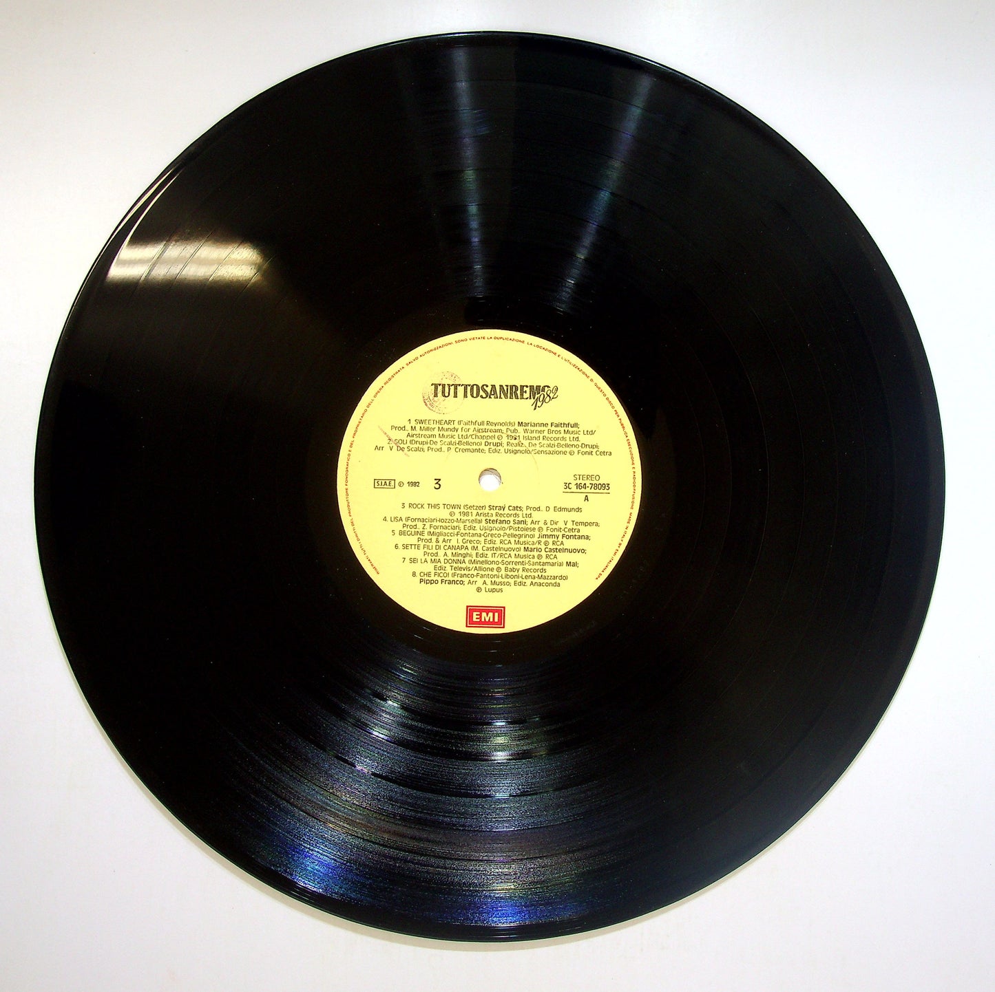 EBOND Various - Tuttosanremo 1982 Vinile V084036