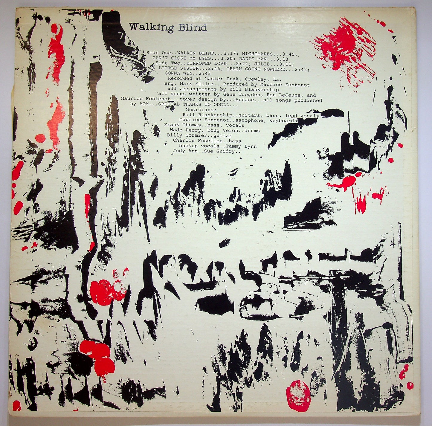 EBOND Blankenship Band - Walking Blind Vinile V084070