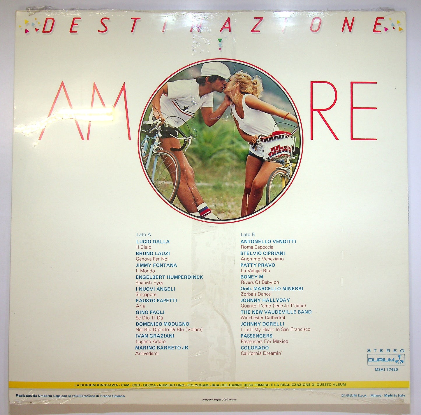 EBOND Various - Destinazione Amore Vinile V084084