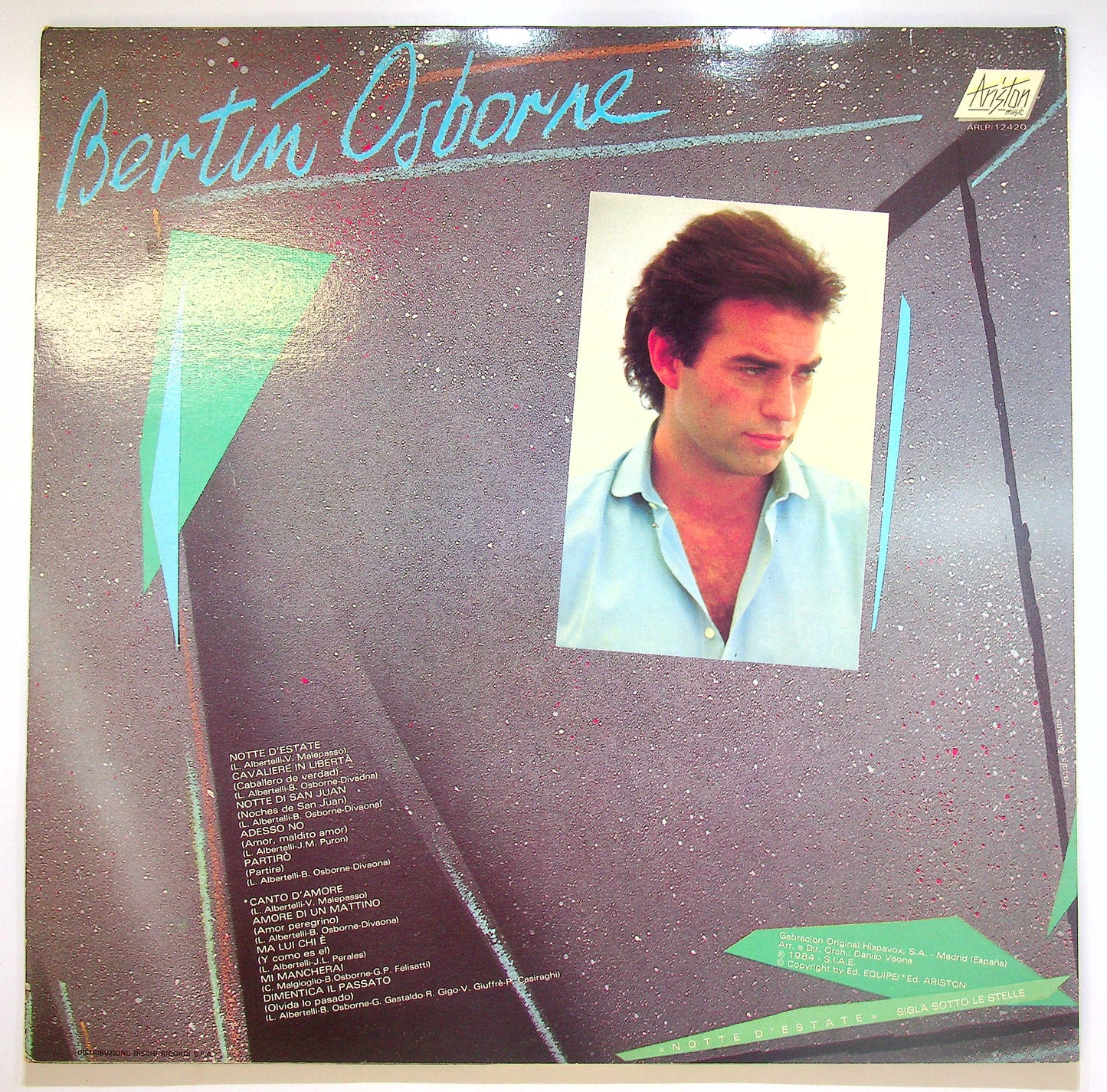 EBOND Bertin Osborne - Cavaliere In Liberta Vinile V084094