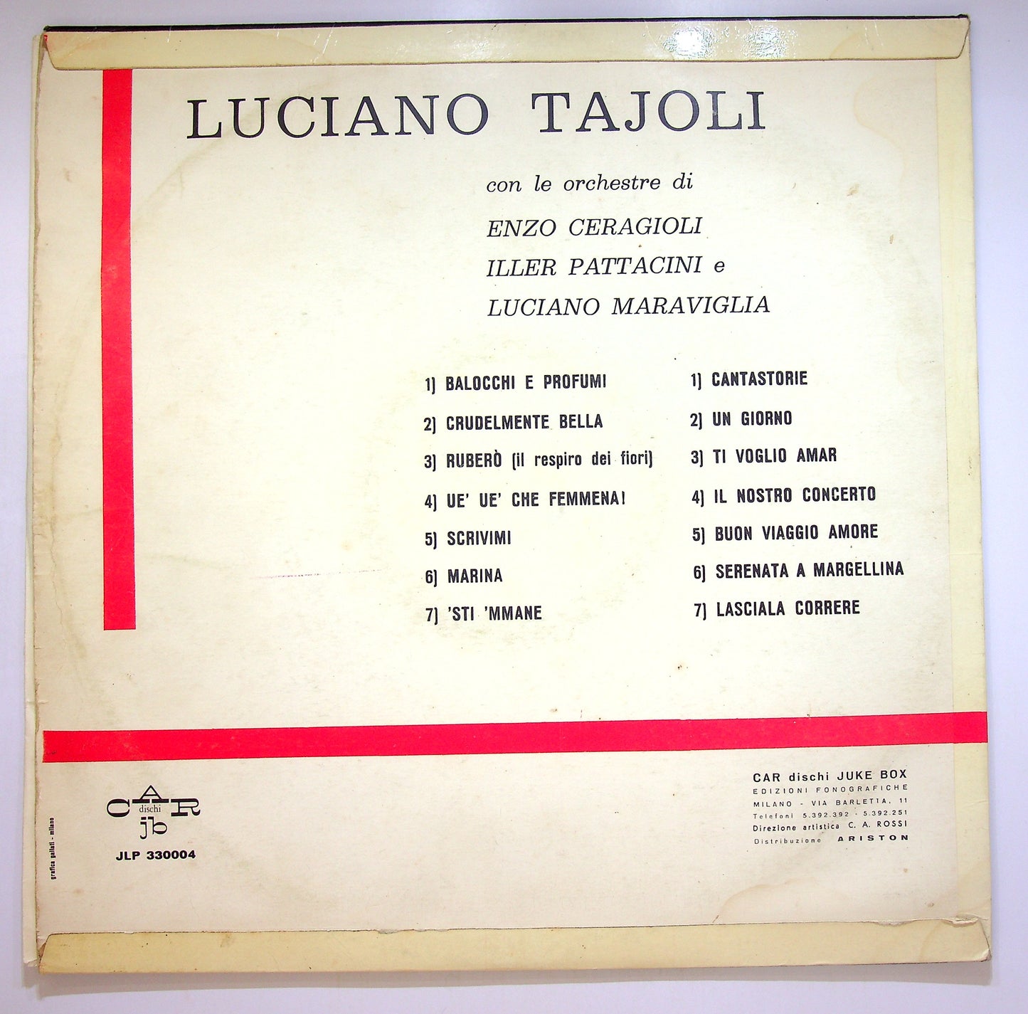 EBOND Luciano Tajoli - Luciano Tajoli Vinile V084108