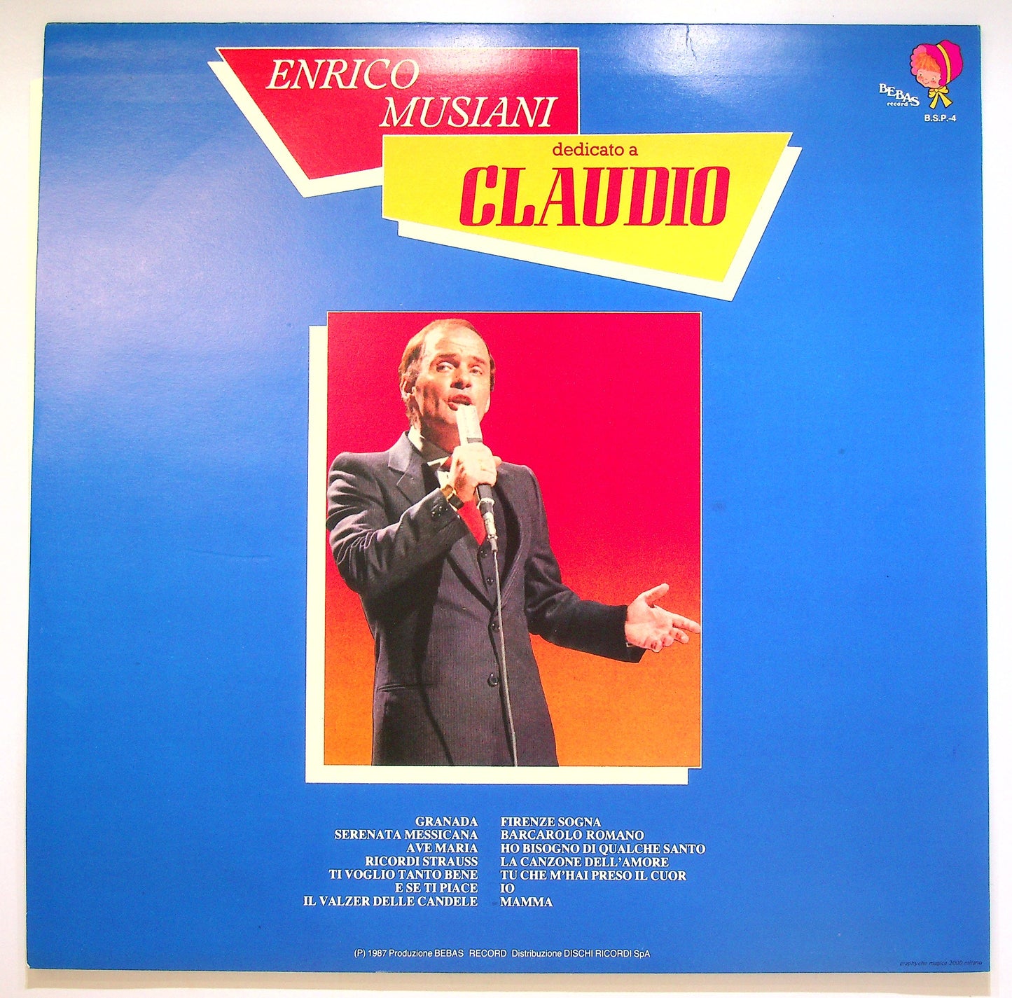 EBOND Enrico Musiani - Dedicato A Claudio Vinile V084119