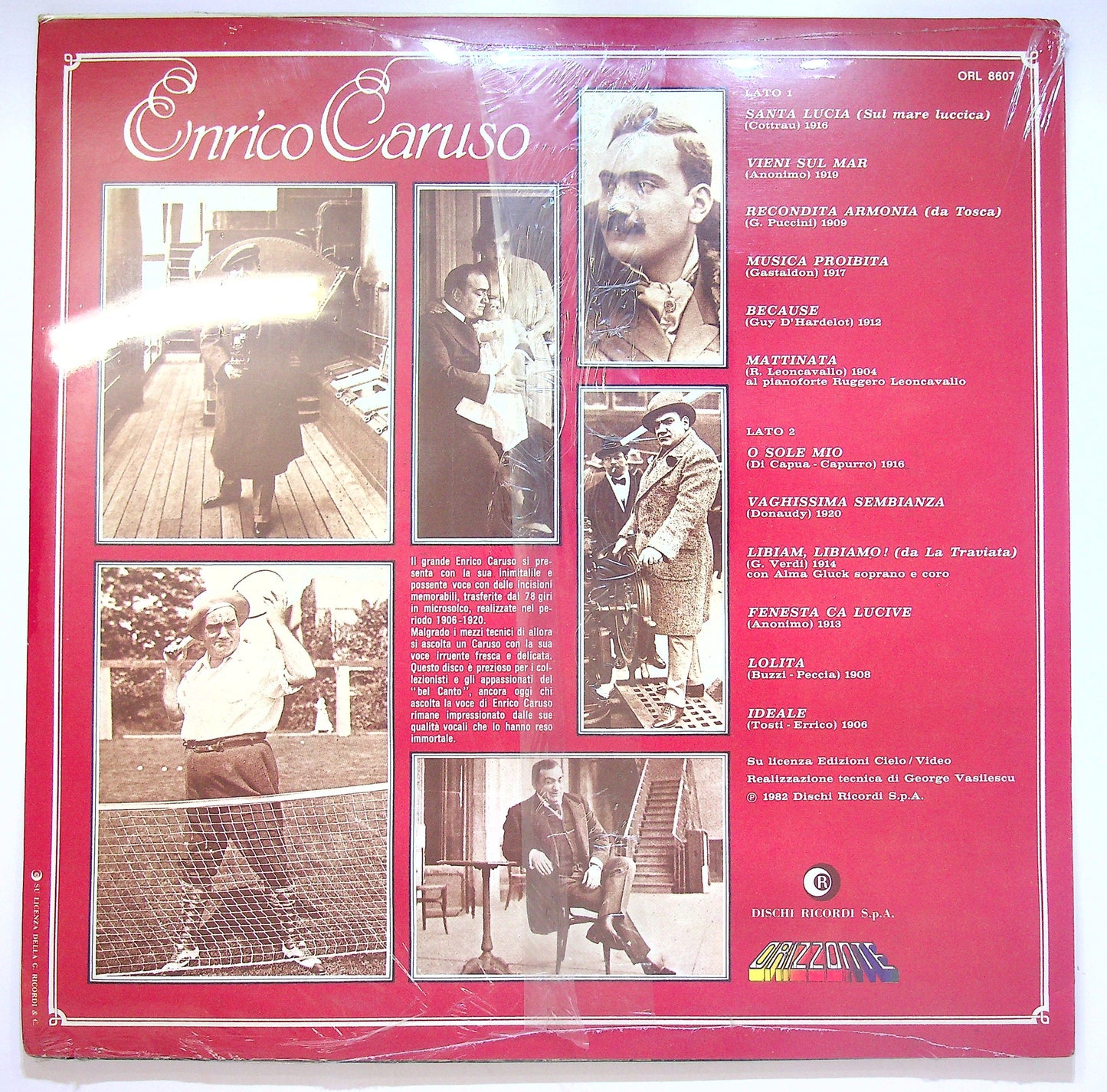 EBOND Enrico Caruso - Cantacaruso Vinile V084127