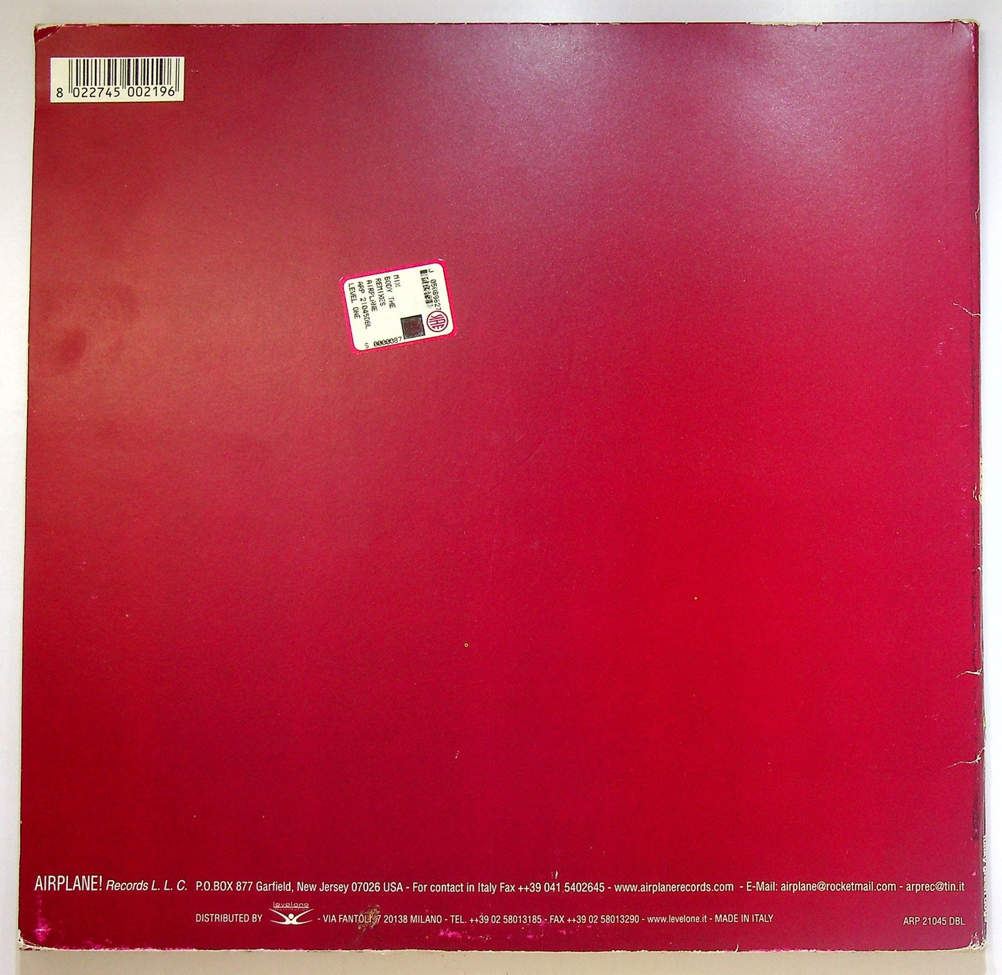 EBOND Funky Green Dogs - Body (The Remixes) Vinile V085002