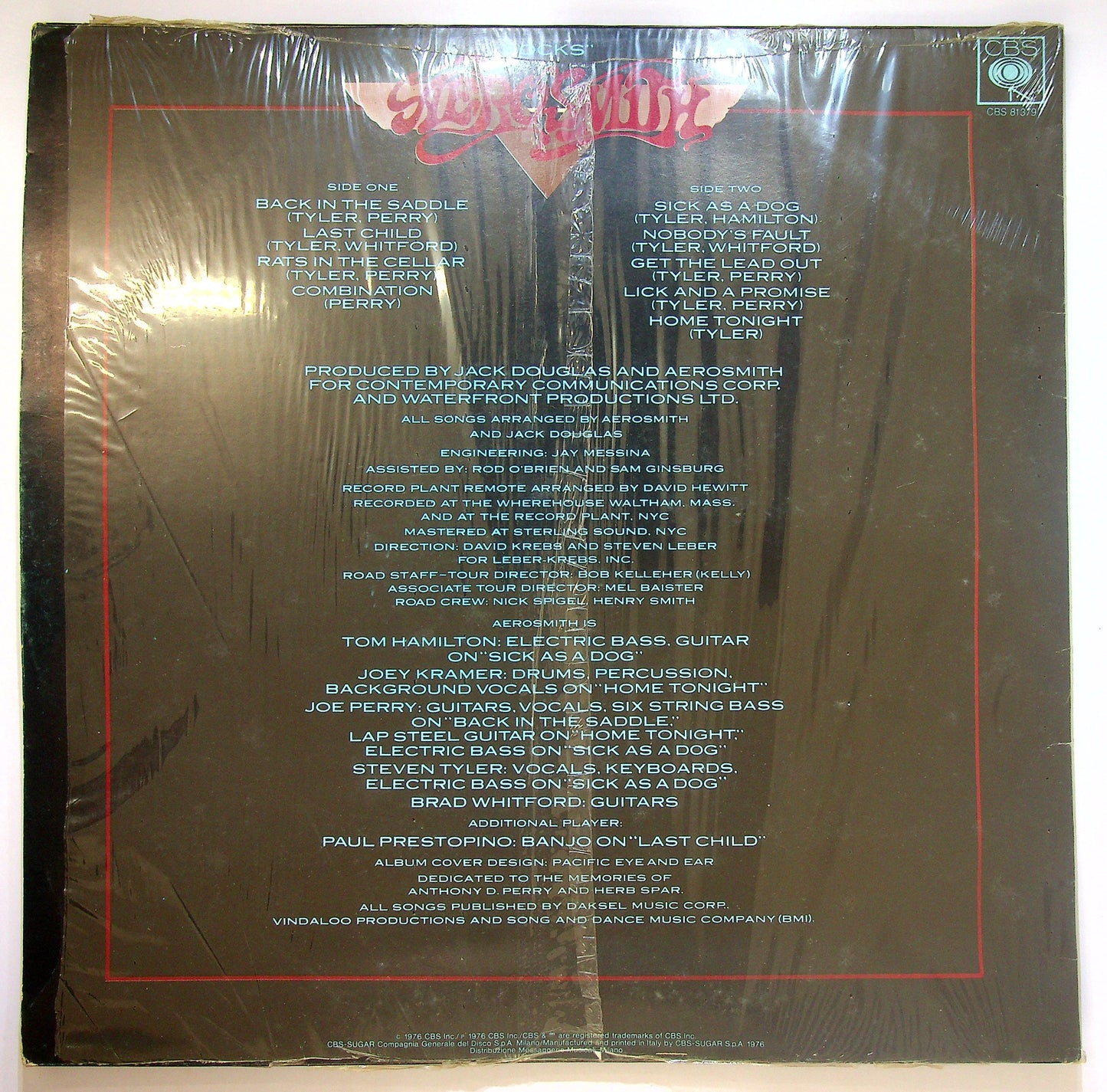 EBOND Aerosmith - 'Rocks' Vinile V085006