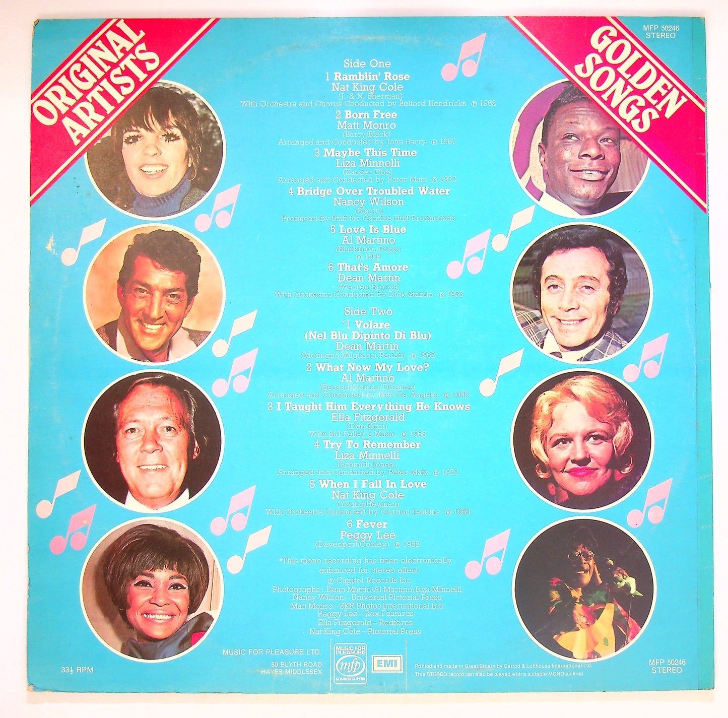 EBOND Various - Original Artists - Golden Songs Vinile V085022