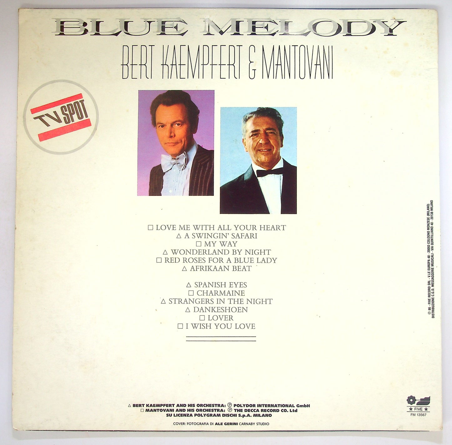 EBOND Bert Kaempfert & Mantovani - Blue Melody Vinile V085032
