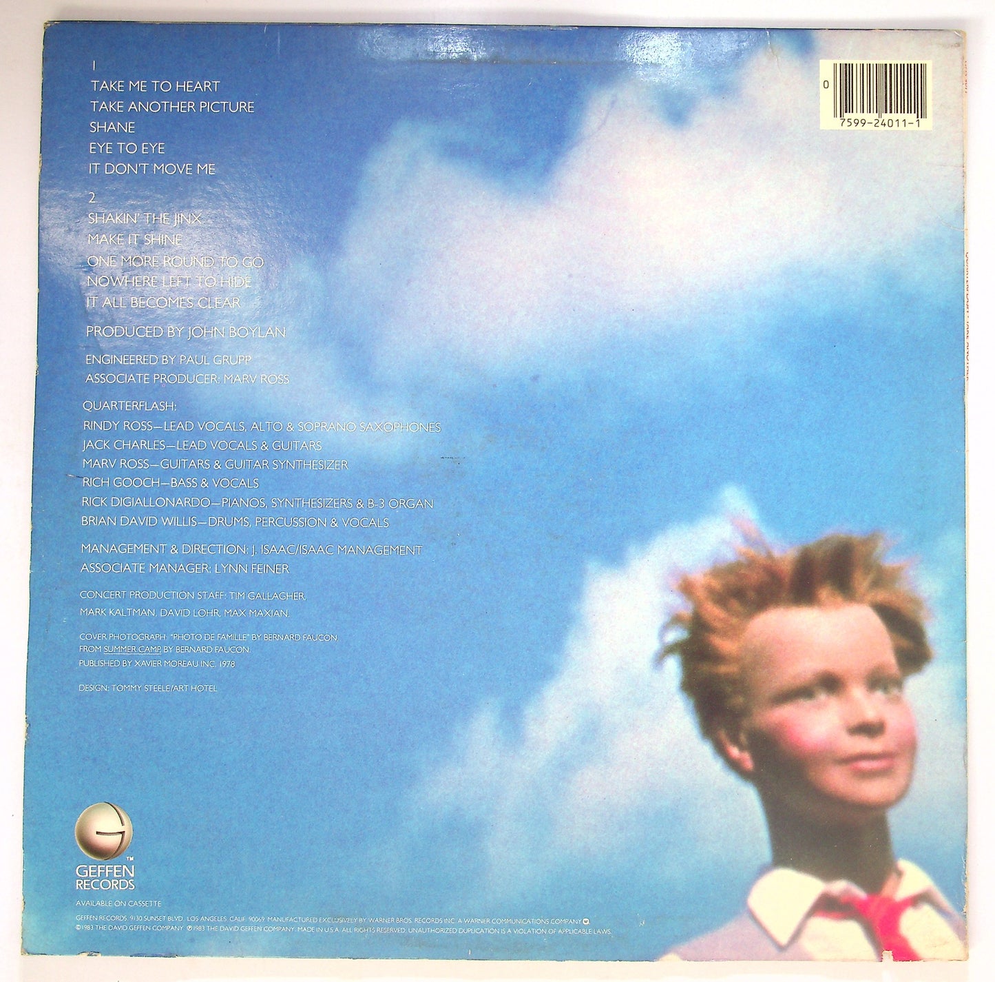 EBOND Quarterflash - Take Another Picture Vinile V085033
