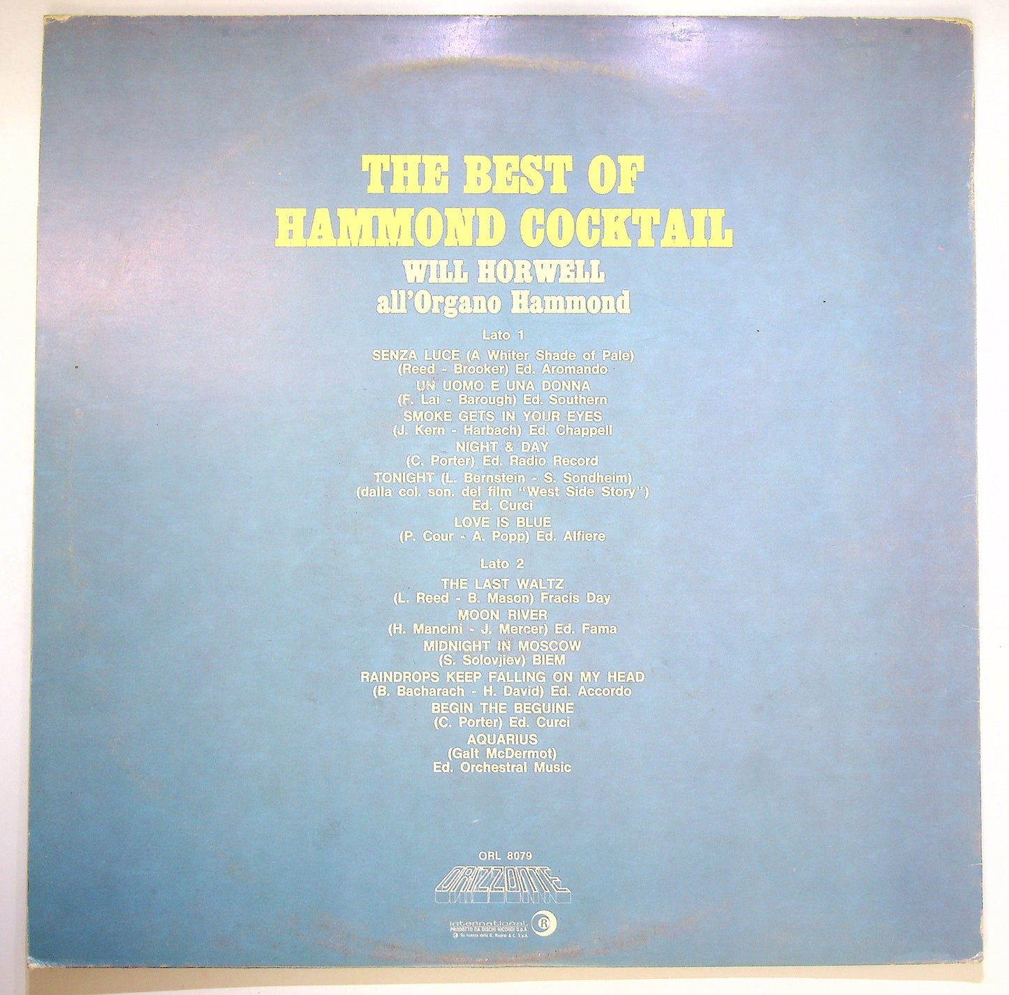 EBOND Will Horwell - The Best Of Hammond Cocktail Vinile V085057