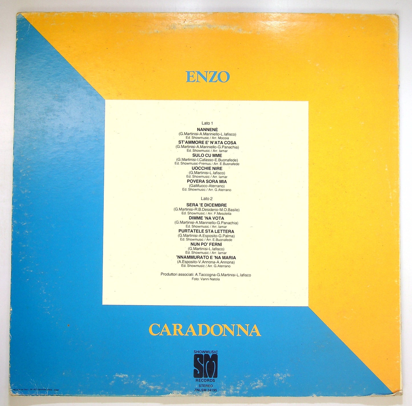 EBOND Enzo Caradonna - Enzo Caradonna Vinile V085085
