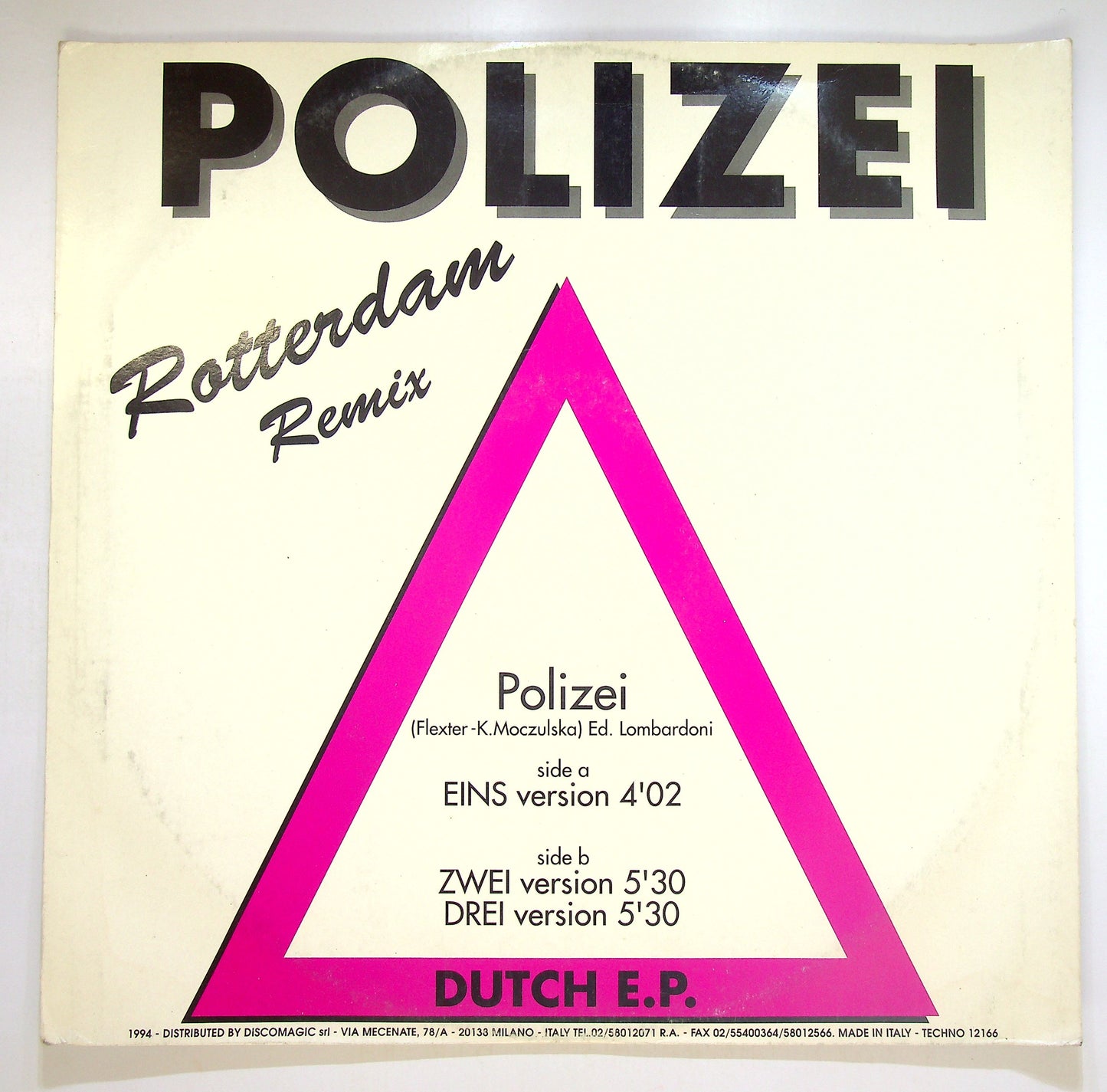 EBOND Polizei - Dutch E.P. Vinile V085092