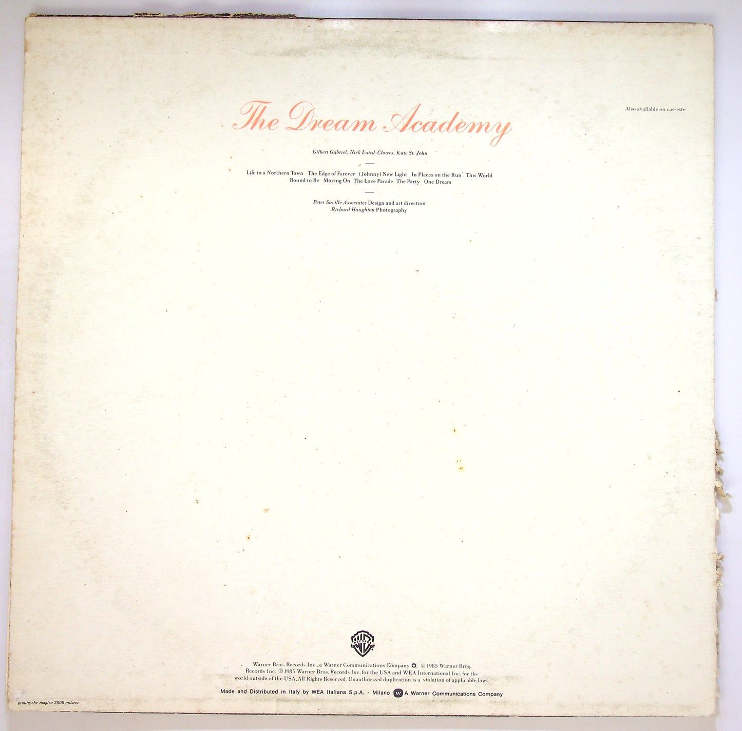 EBOND The Dream Academy - The Dream Academy Vinile V085100