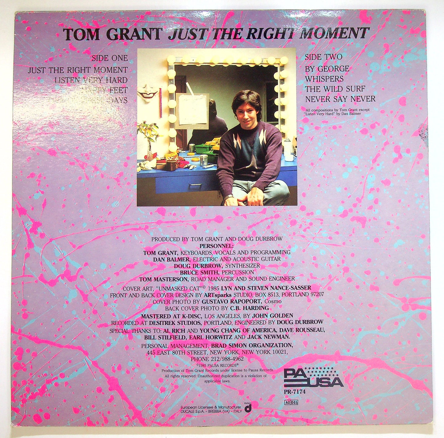 EBOND Tom Grant - Just The Right Moment Vinile V085123