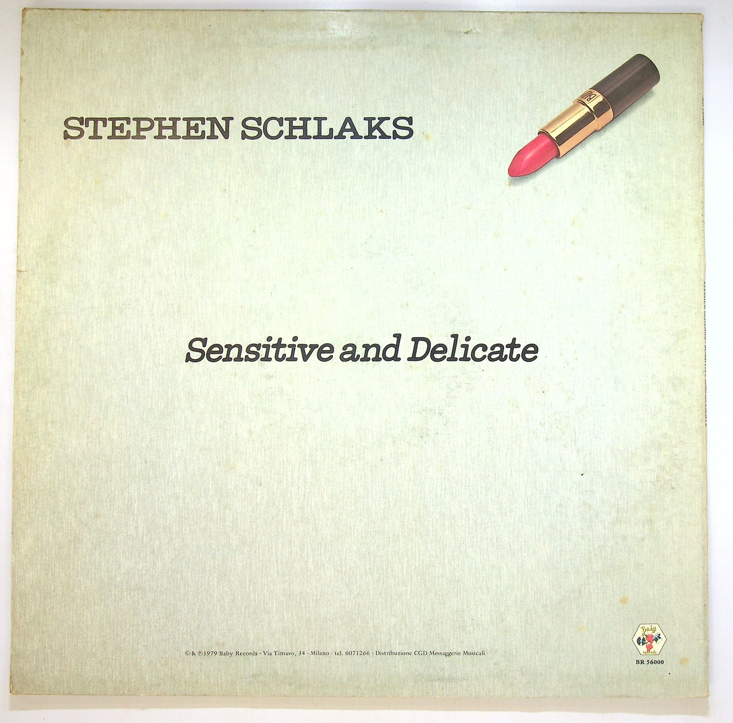 EBOND Stephen Schlaks - Sensitive And Delicate Vinile V086006