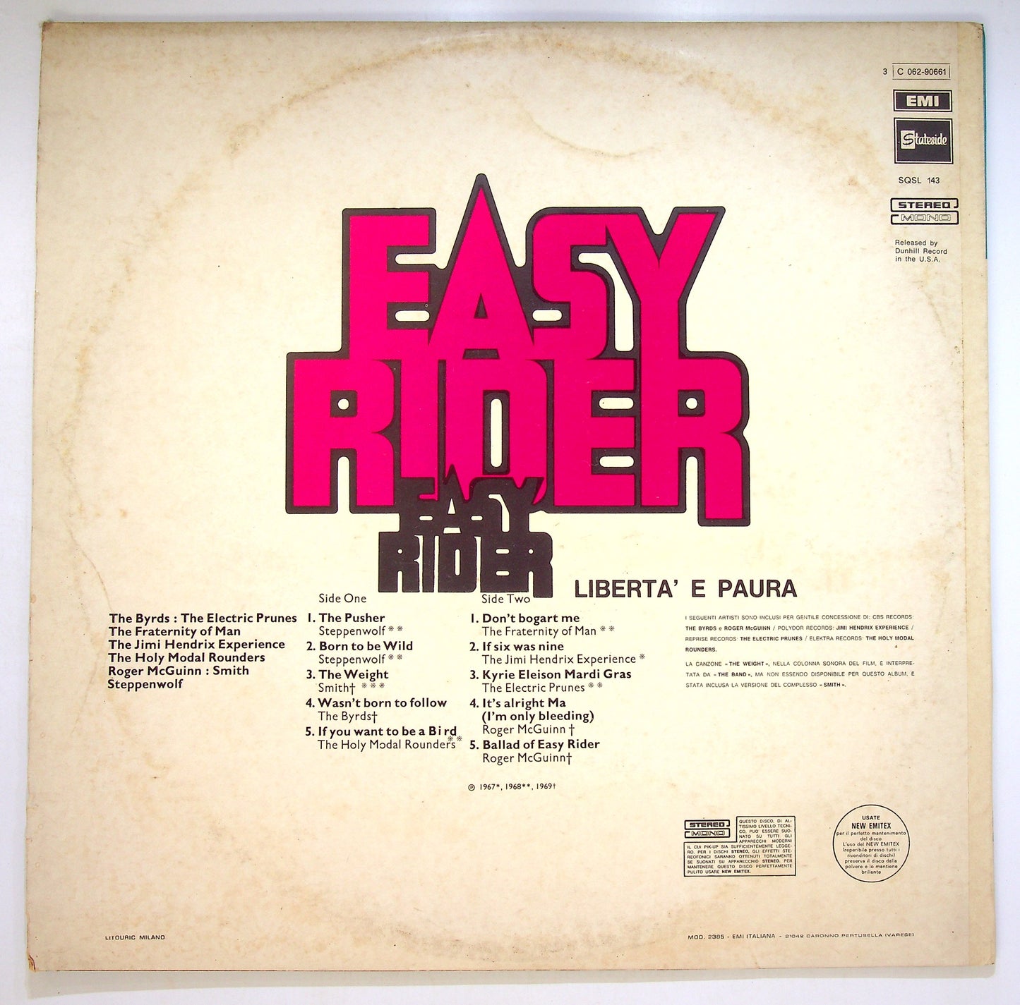 EBOND Various - Easy Rider Vinile V086024