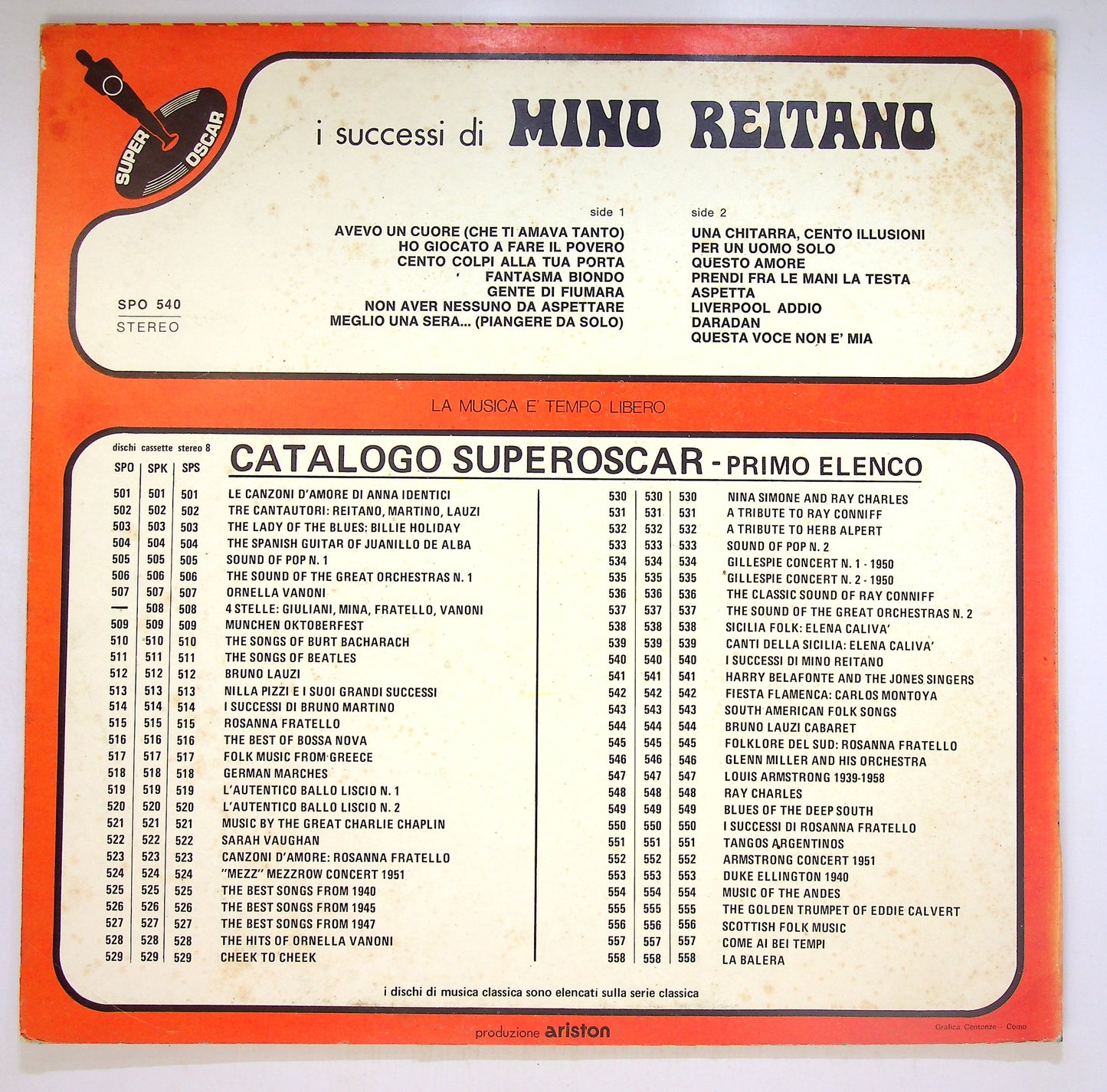 EBOND Mino Reitano - I Successi Di Mino Reitano Vinile V086035