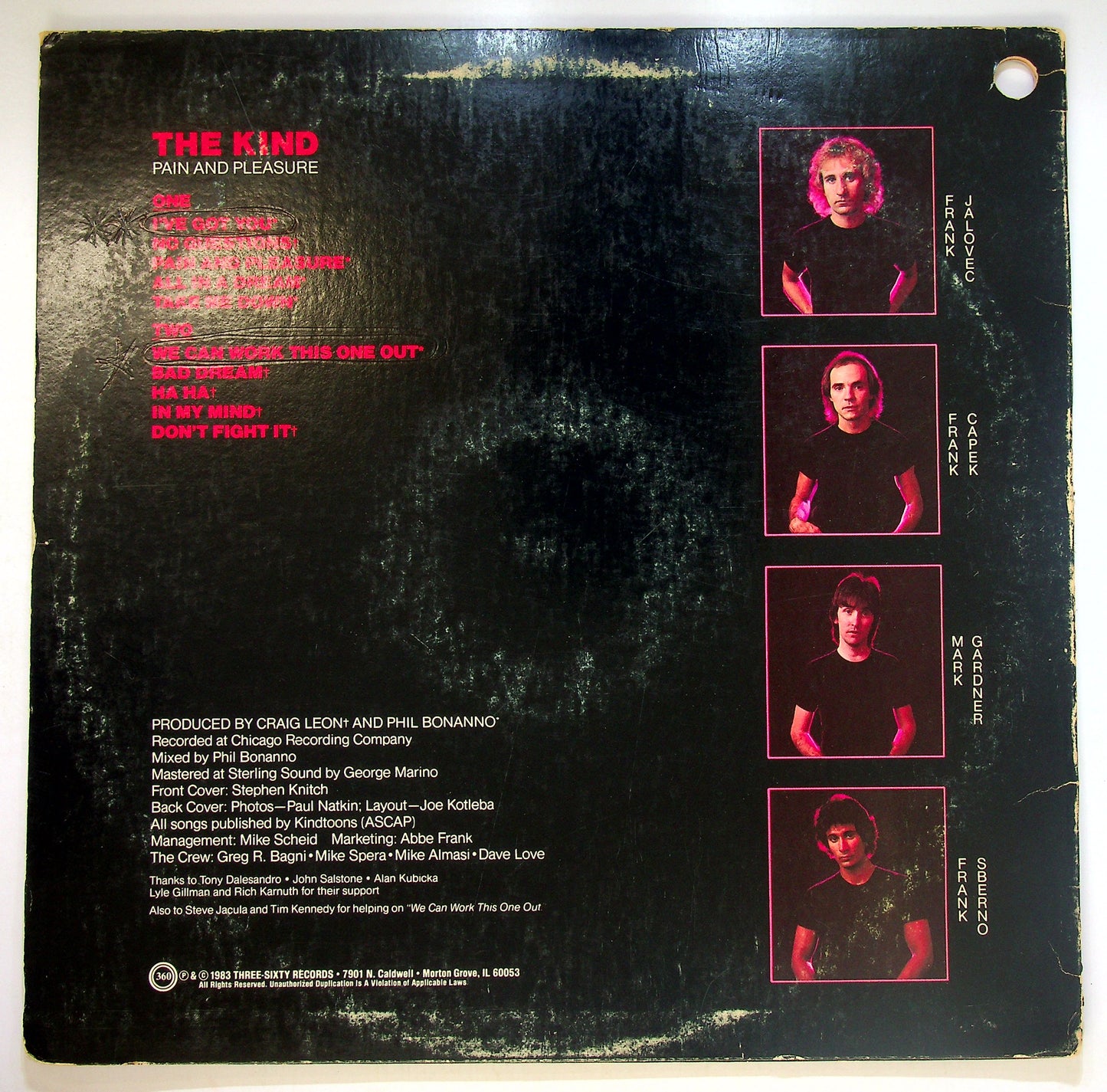 EBOND The Kind - Pain And Pleasure Vinile V086067