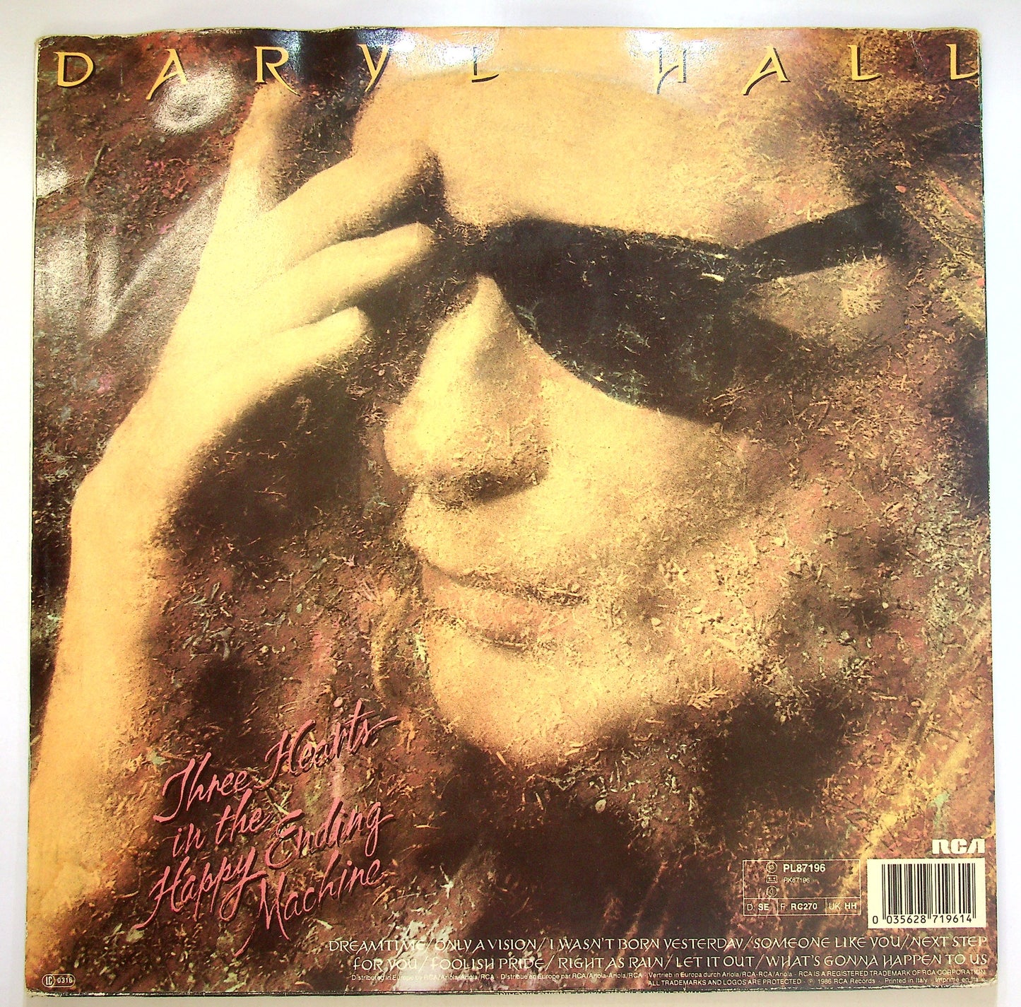 EBOND Daryl Hall - Three Hearts In The Happy Ending Machine Vinile V086091