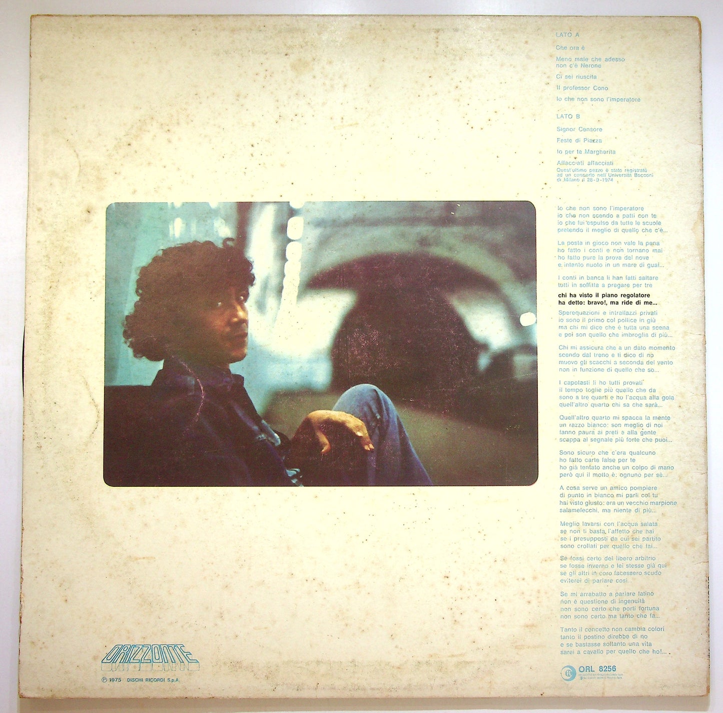 EBOND Edoardo Bennato - Io Che Non Sono L'Imperatore Vinile V086109