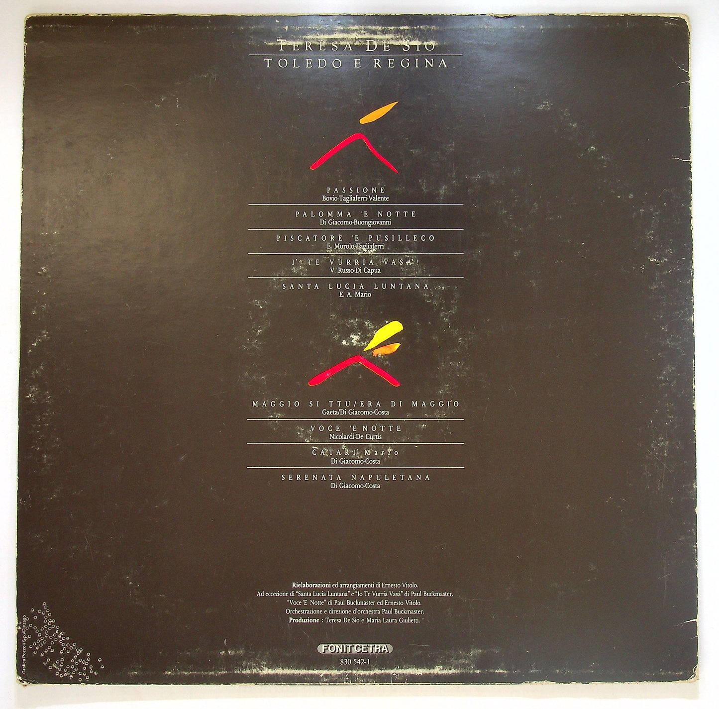 EBOND Teresa De Sio - Toledo E Regina Vinile V086117
