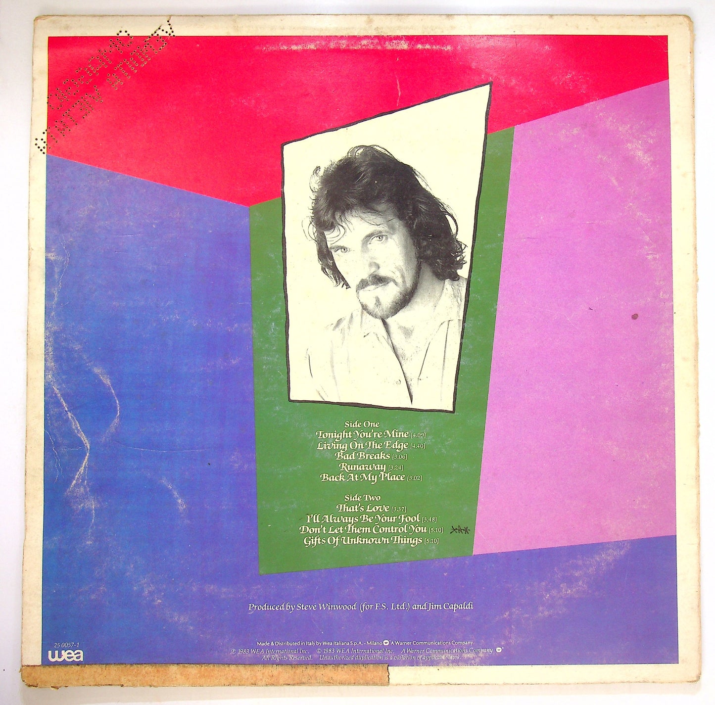 EBOND Jim Capaldi - Fierce Heart Vinile V086126