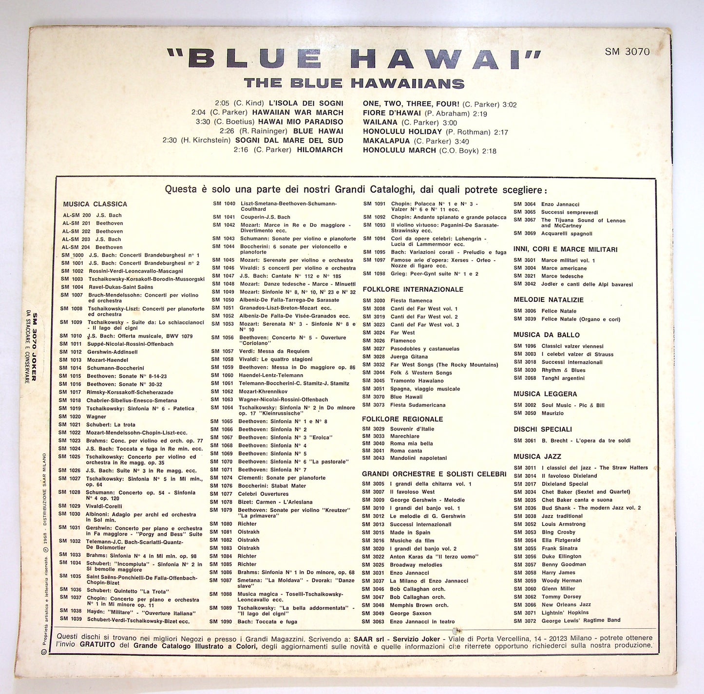 EBOND The Blue Hawaiians - Blue Hawai Vinile V086129