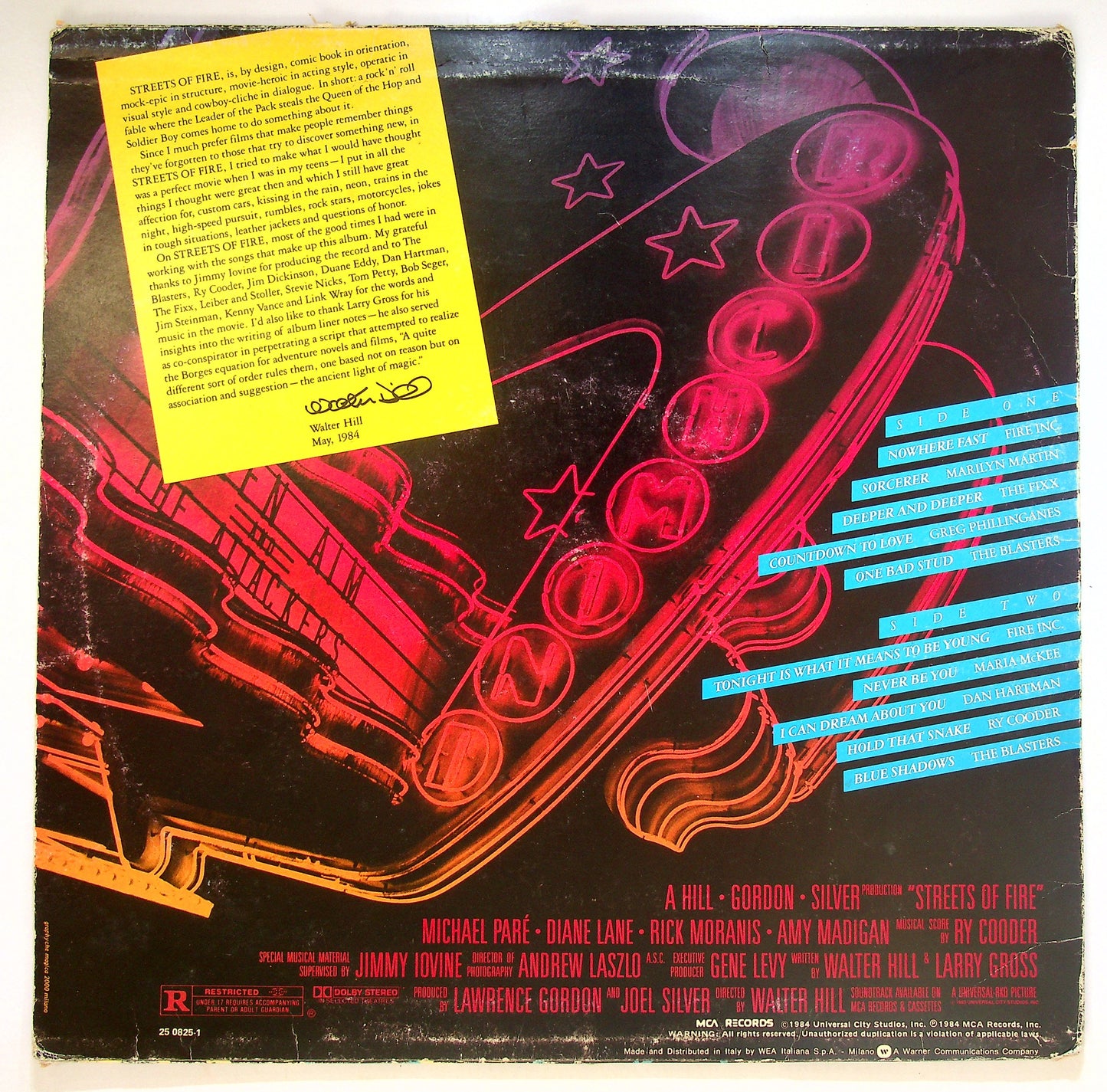 EBOND Various - Streets Of Fire Vinile V087007