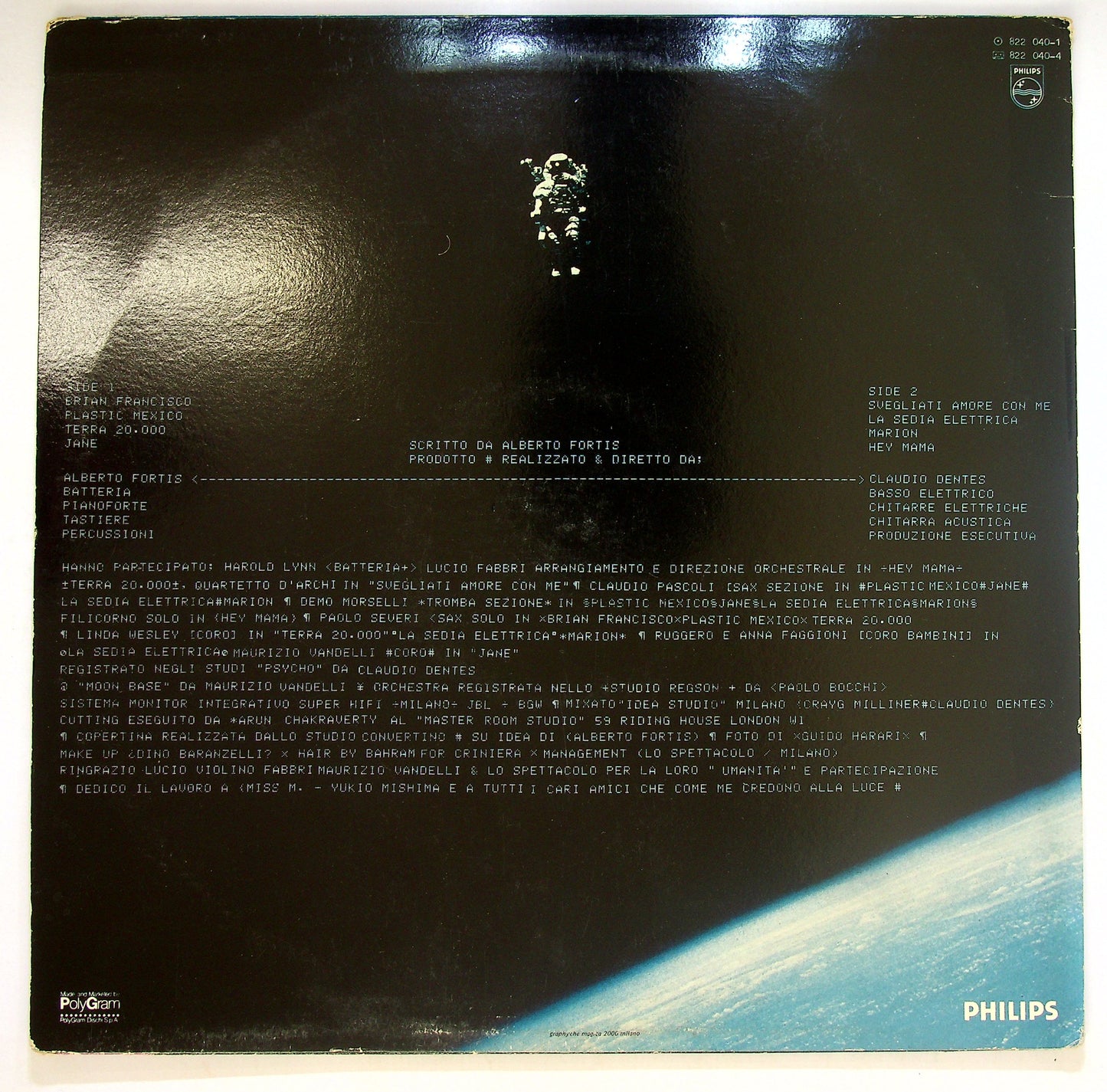 EBOND Alberto Fortis - El Nino Vinile V087011