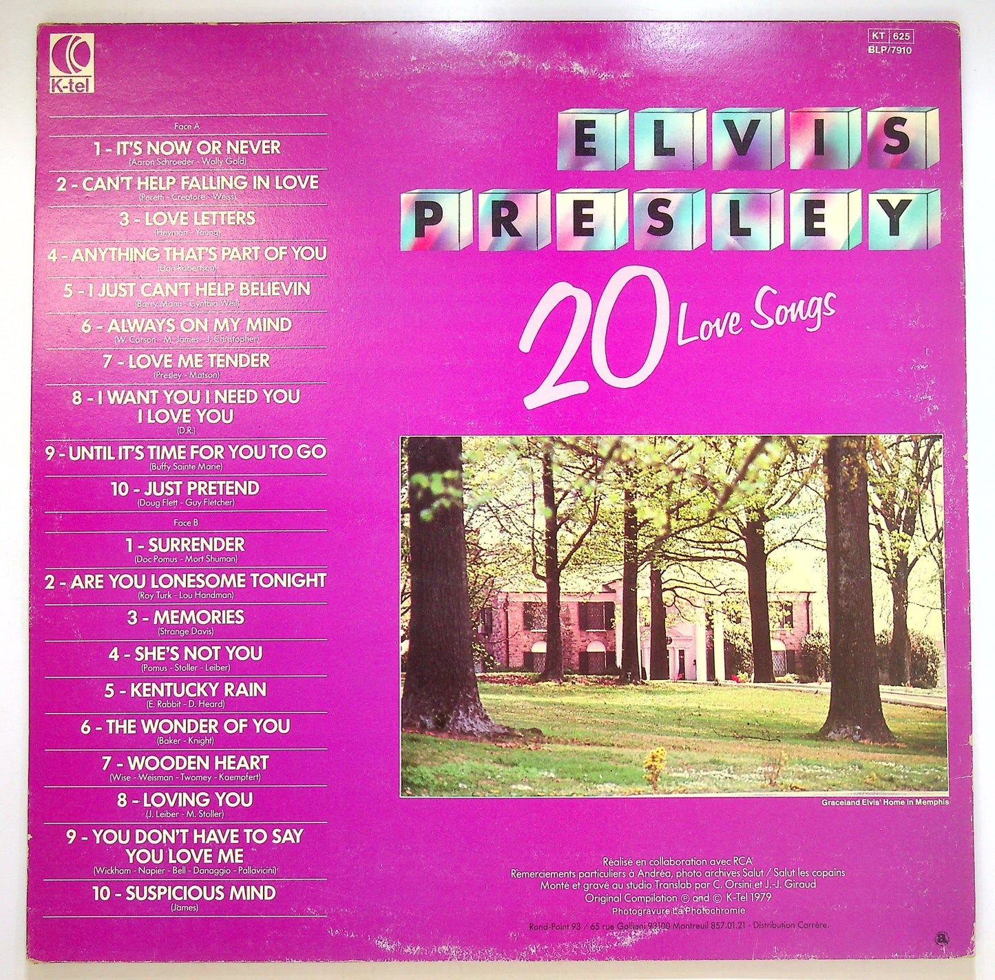 EBOND Elvis Presley - Rendez-Vous Avec Elvis (20 Love Songs) Vinile V087050