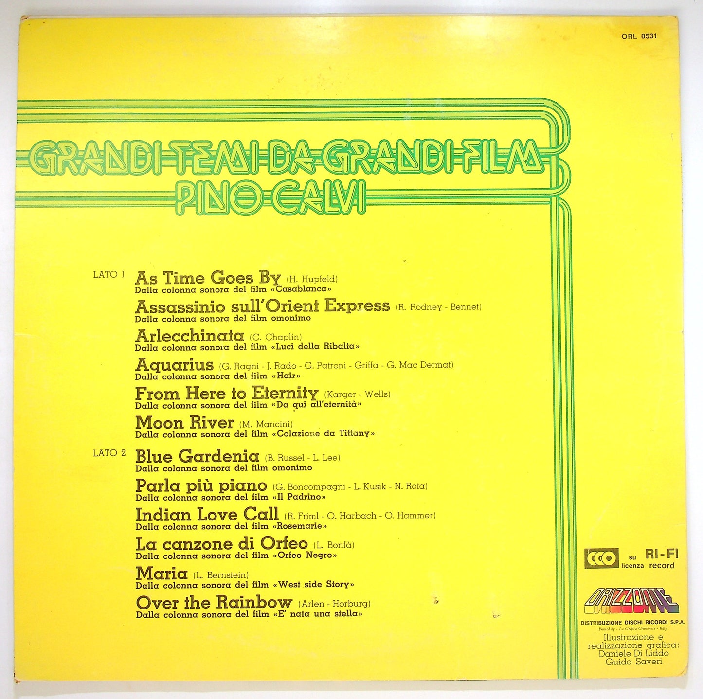 EBOND Pino Calvi - Grandi Temi Da Grandi Film Vinile V087078