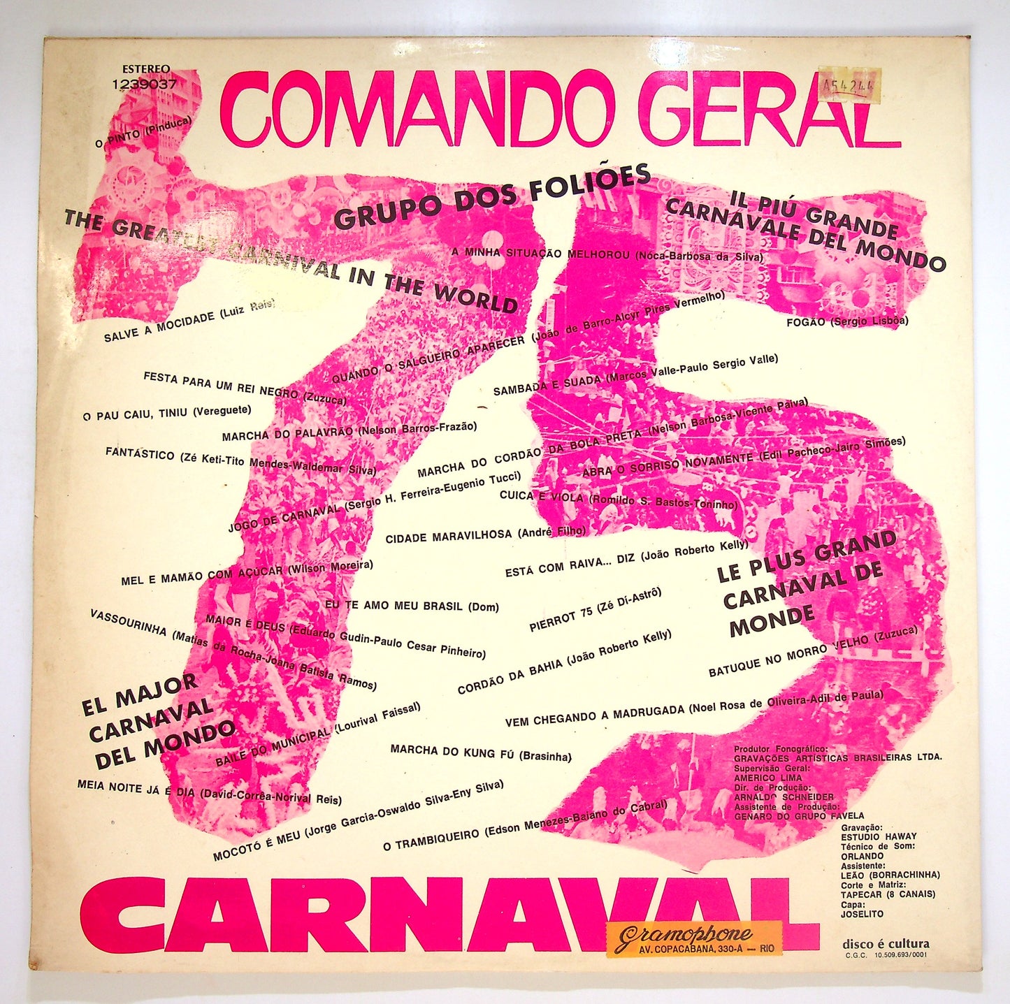 EBOND Grupo Dos Folioes - Folia 75 - Comando Geral Vinile V087114