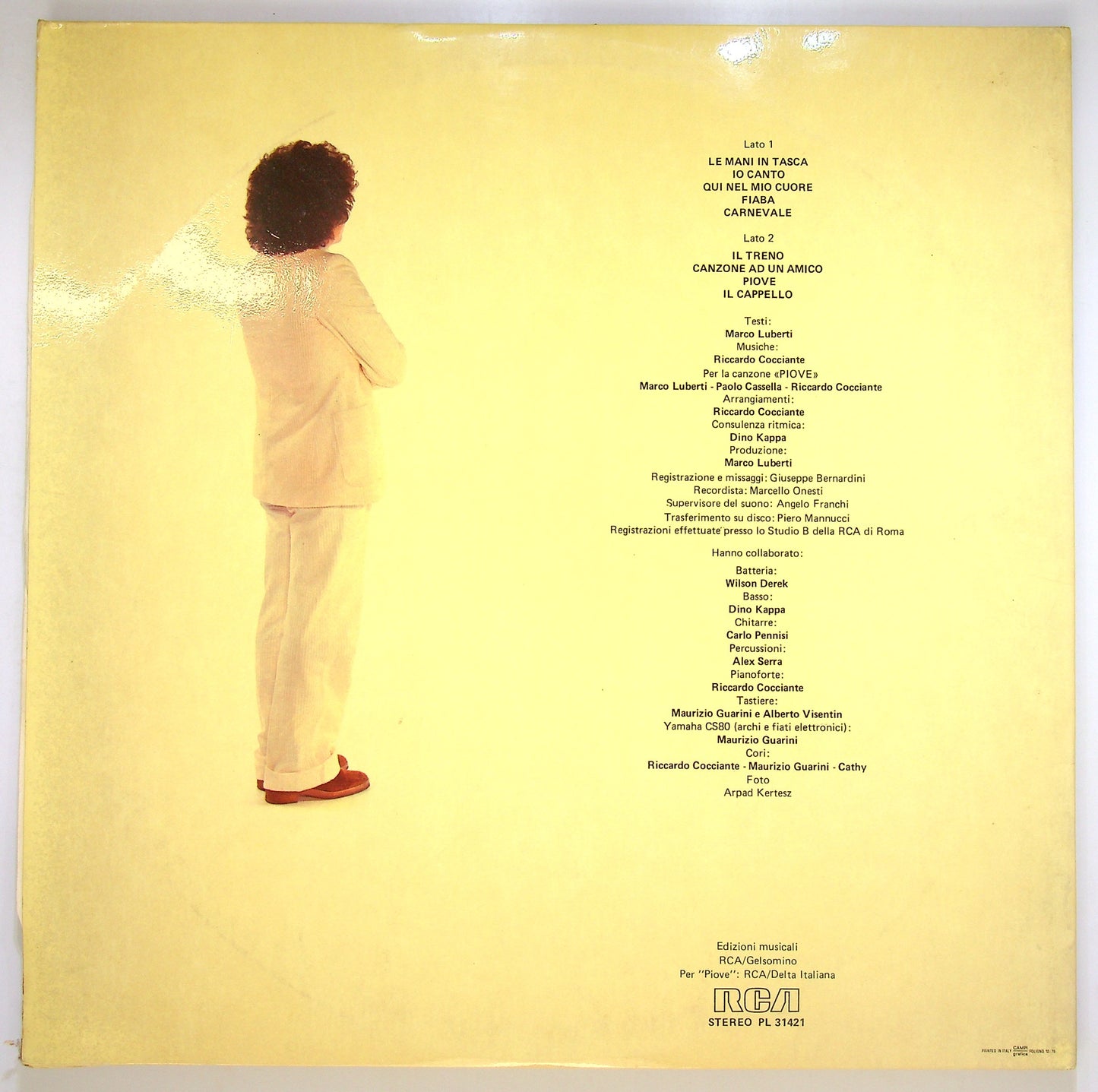 EBOND Riccardo Cocciante - ...E Io Canto Vinile V087122